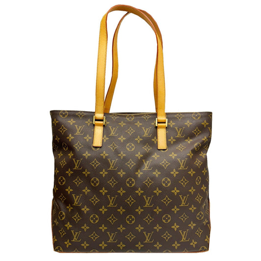 Louis Vuitton Brown Monogram Canvas Shoulder Bag Tote Bag ()