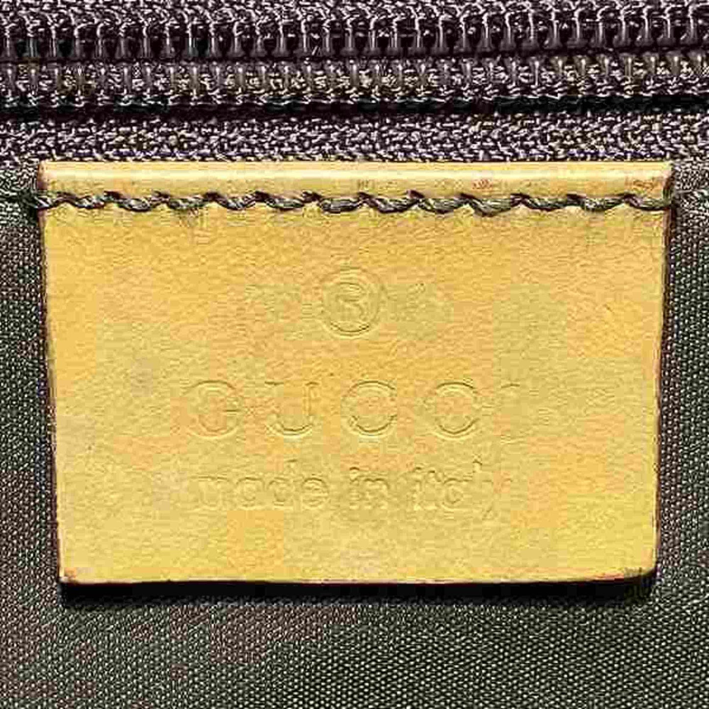 Gucci Beige Pvc Leather Tote Bag