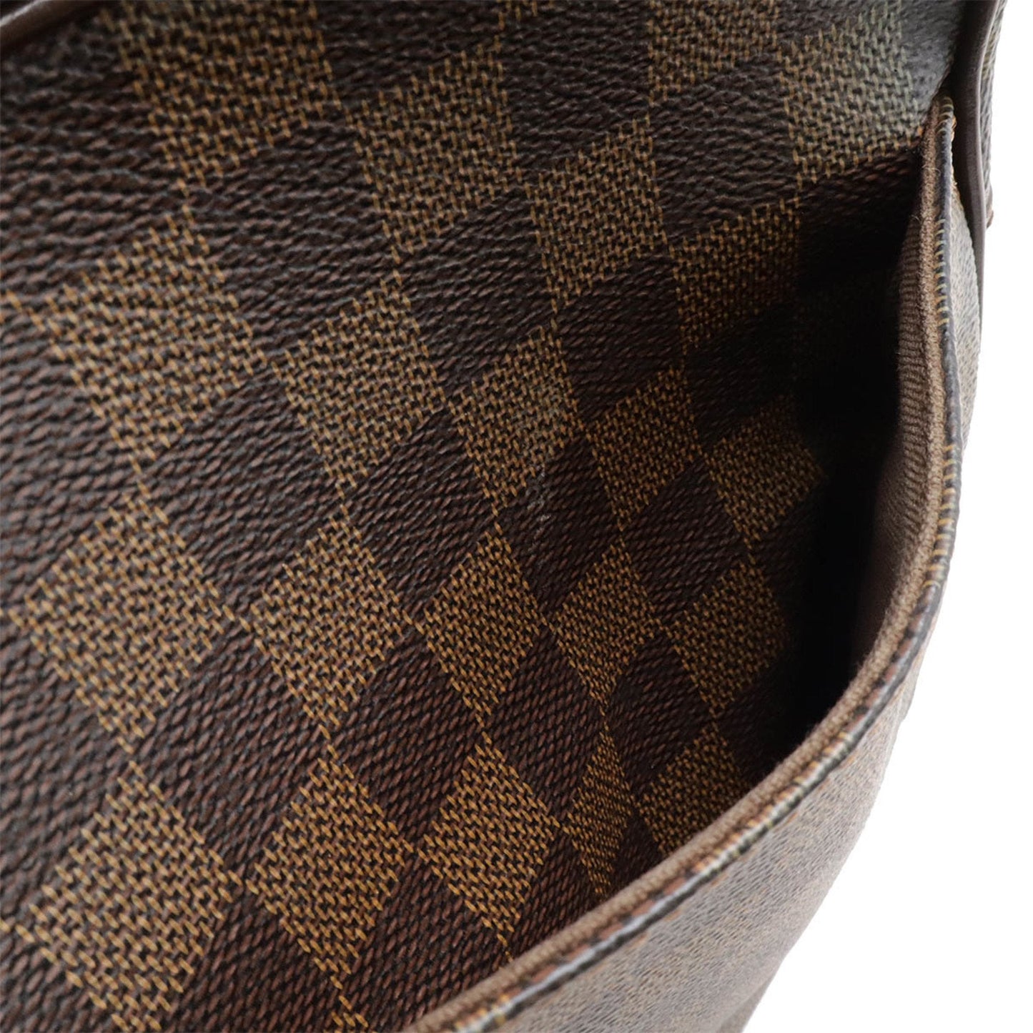 Louis Vuitton Brown Damier Canvas Pvc Pochette Shoulder Bag
