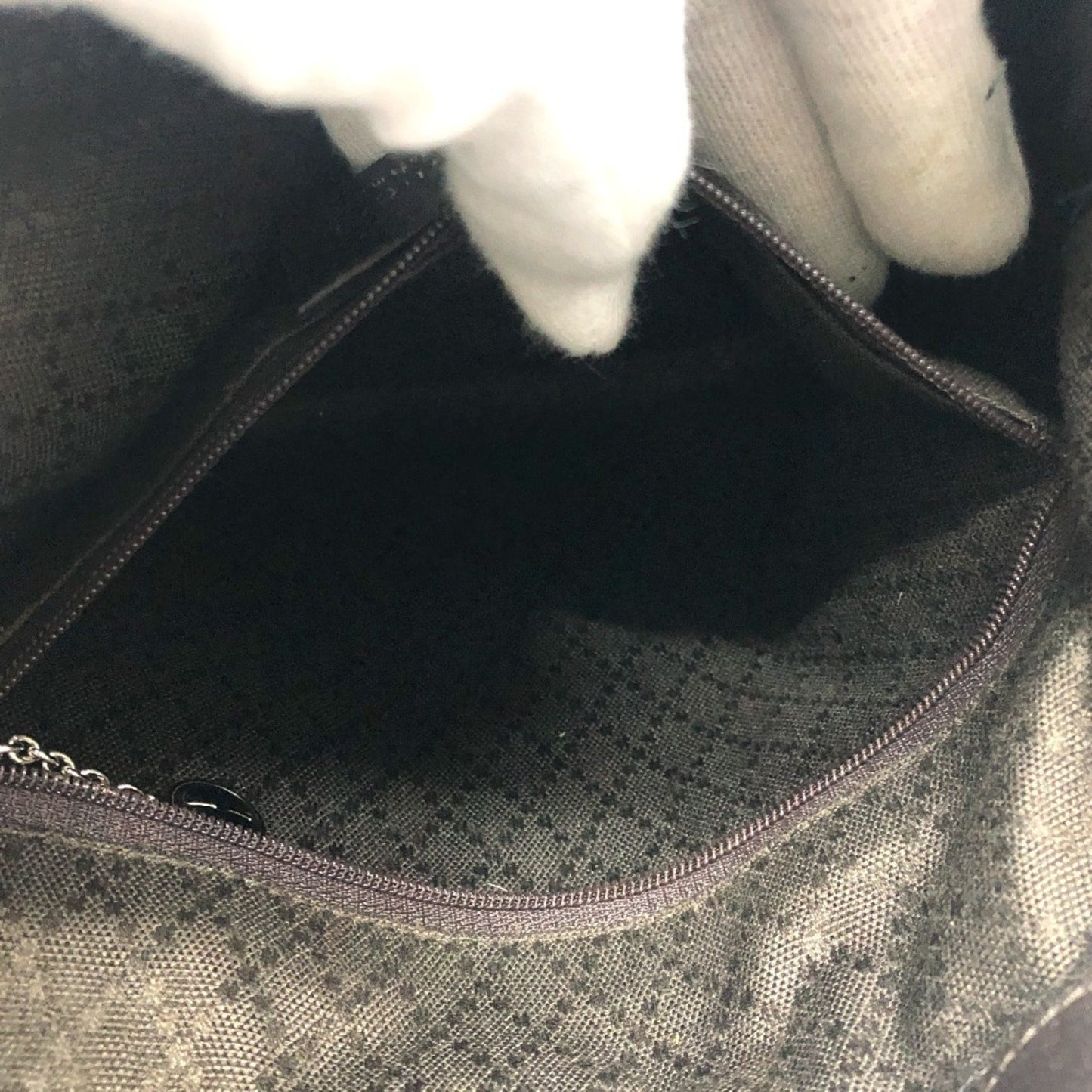 Gucci Brown Canvas Shoulder Bag