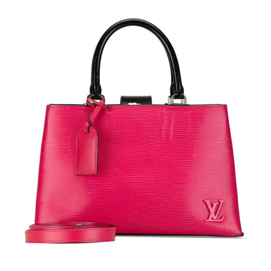 Louis Vuitton Hot Pink Leather Handbag Shoulder Bag ()