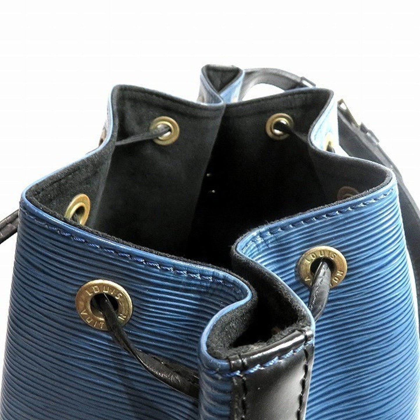 Louis Vuitton Blue Toledo Blue Leather Shoulder Bag