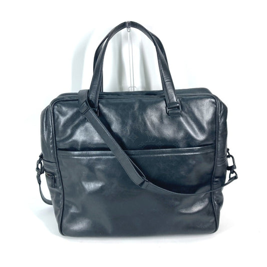 Louis Vuitton Black Leather Shoulder Bag ()