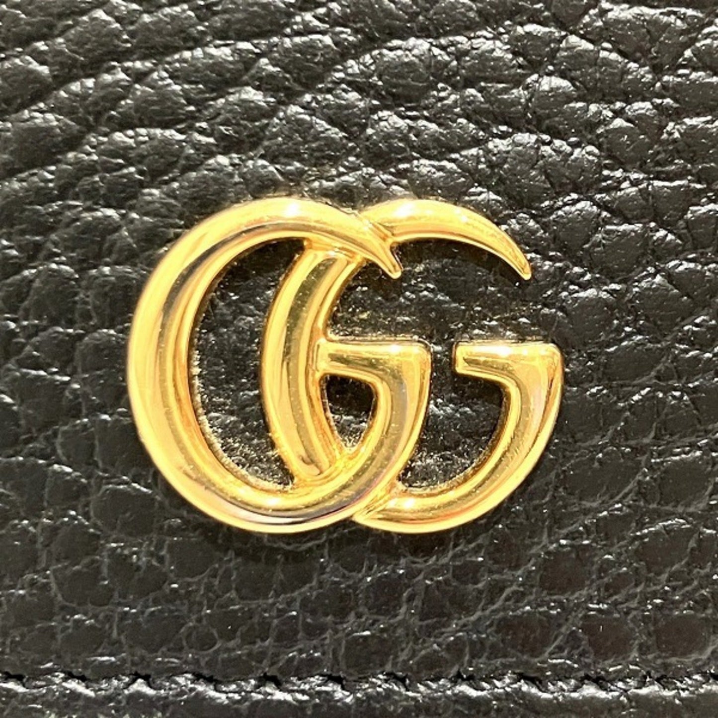 Gucci Black Leather Long Wallet (Bi-Fold)