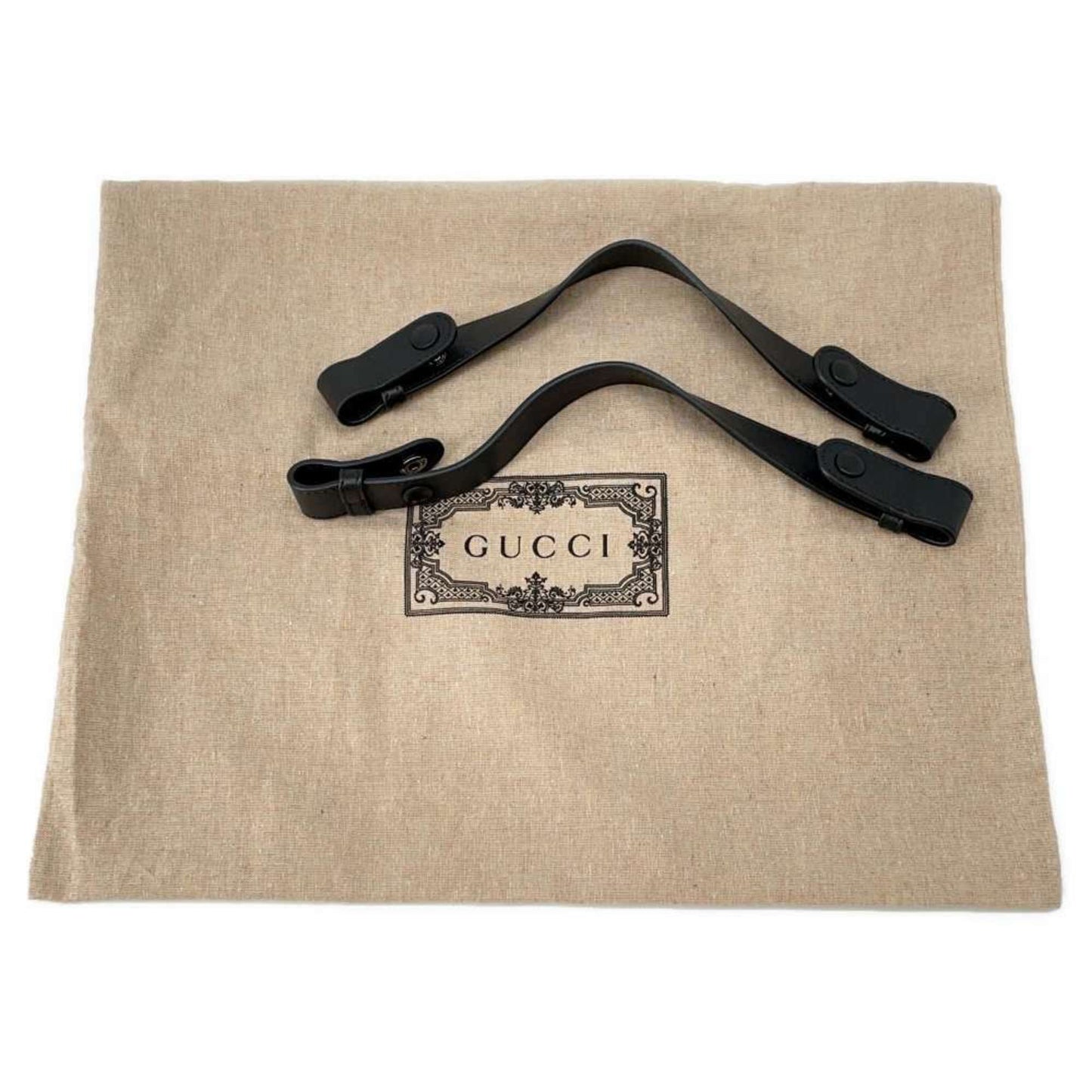 Gucci Black Leather Shoulder Bag Tote Bag