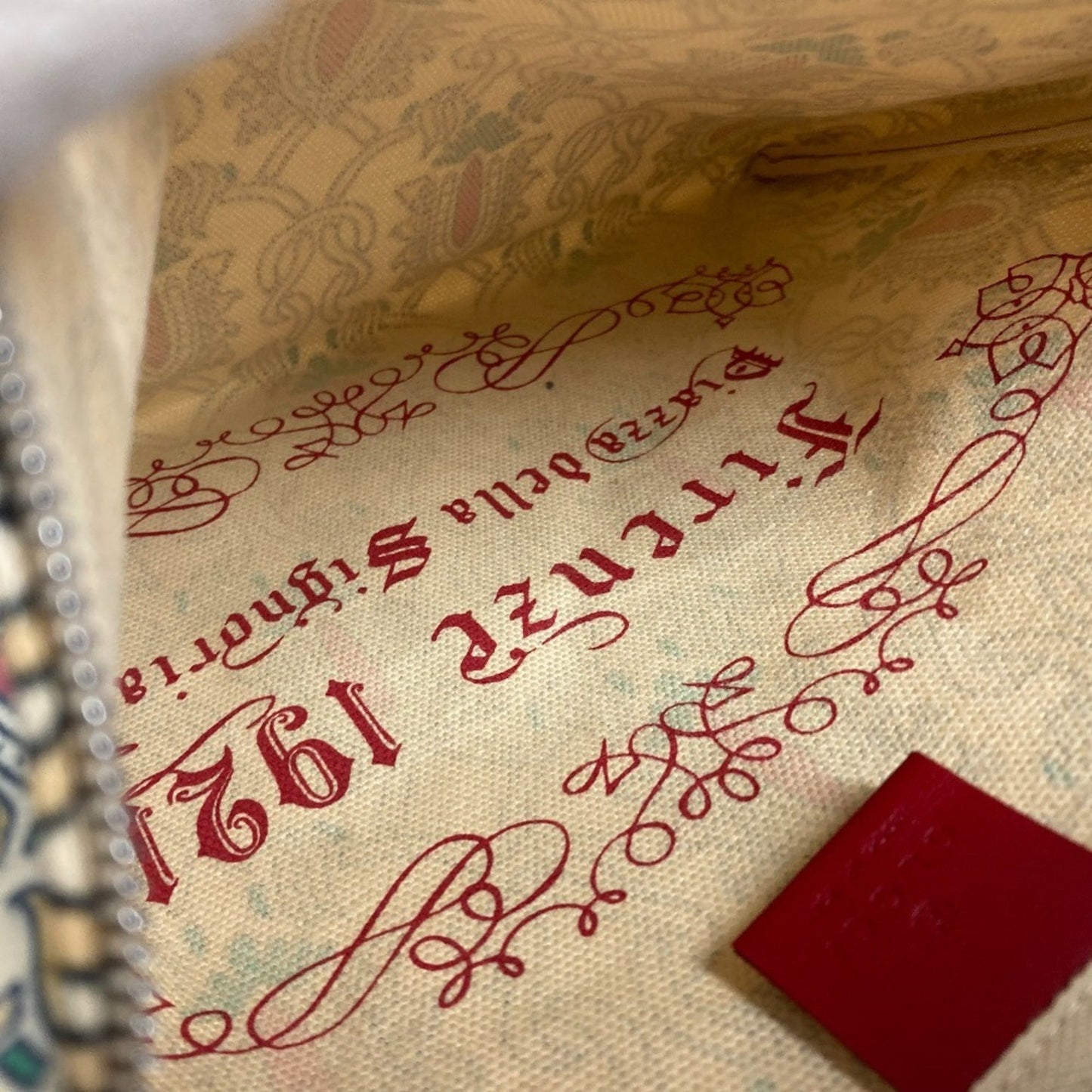 Gucci Red Color Coated Canvas Clutch Bag Pouch