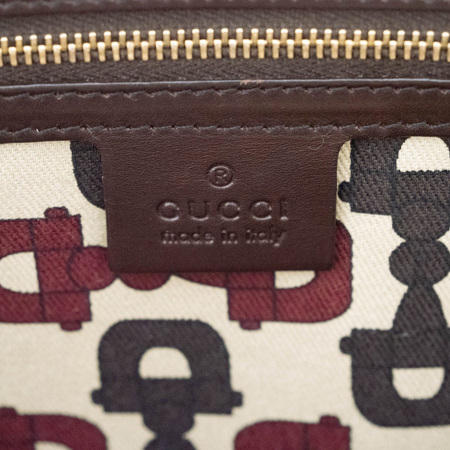 Gucci Brown Leather Handbag