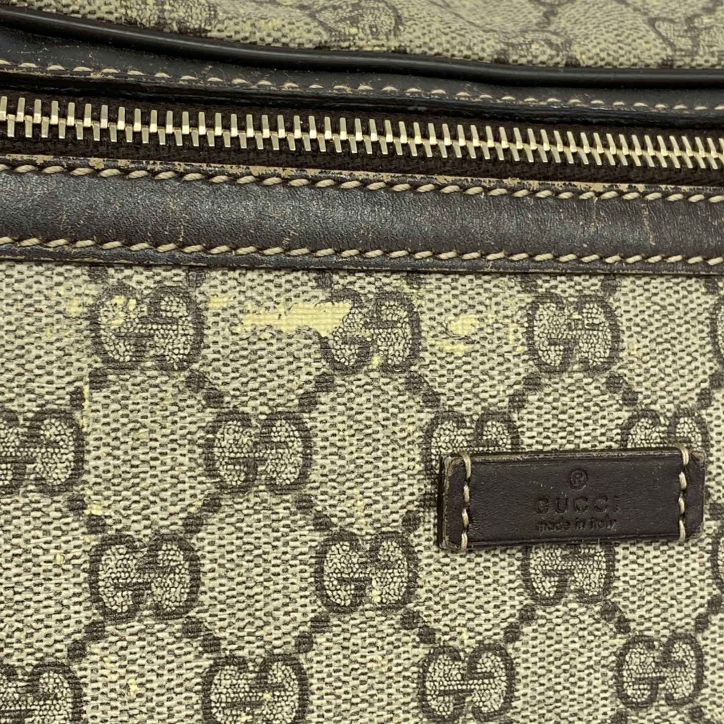 Gucci Brown Pvc Fanny Pack