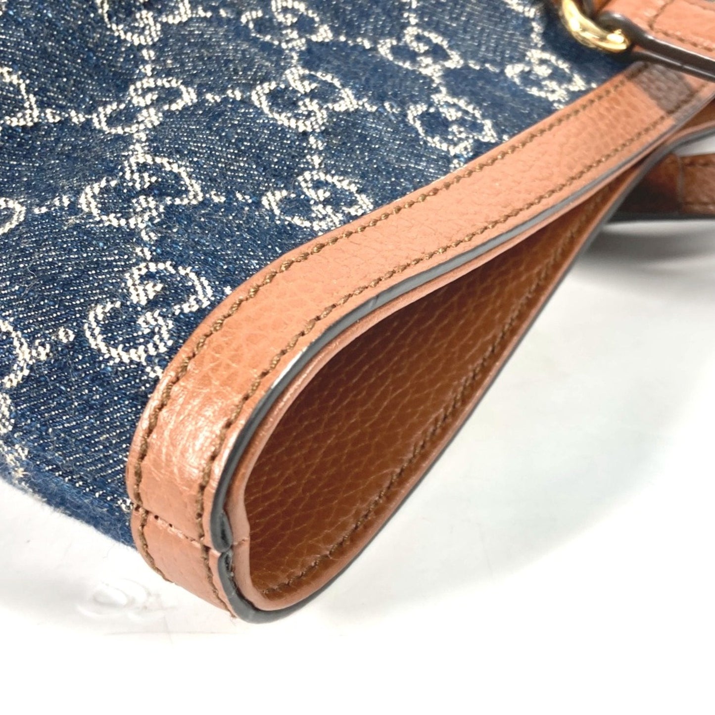 Gucci Blue Denim Tote Bag