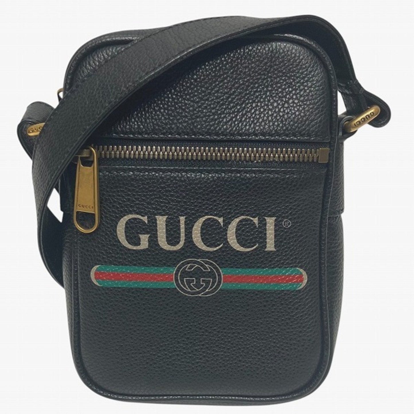 Gucci Black Leather Shoulder Bag ()