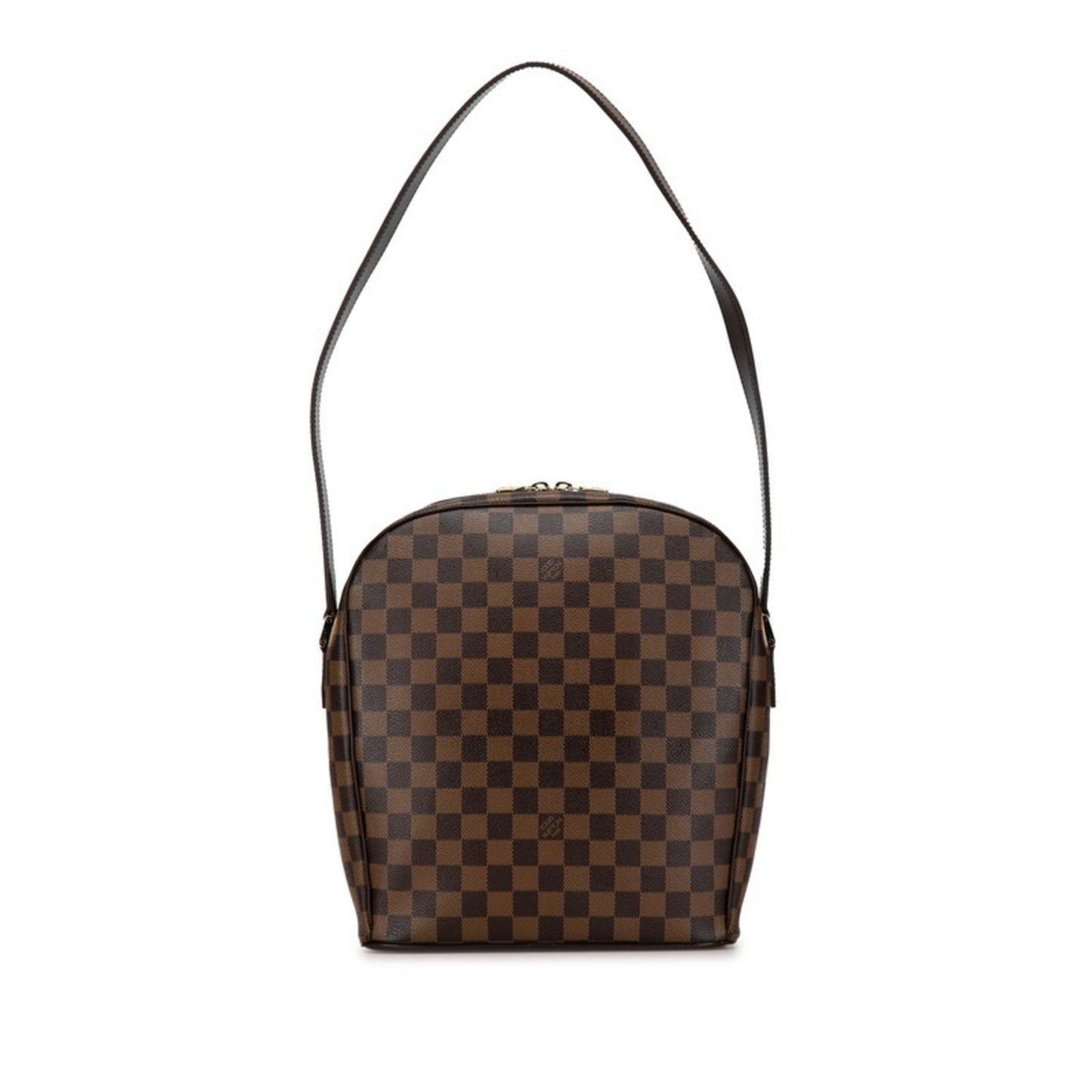 Louis Vuitton Brown Pvc Leather Pochette Pouch Shoulder Bag