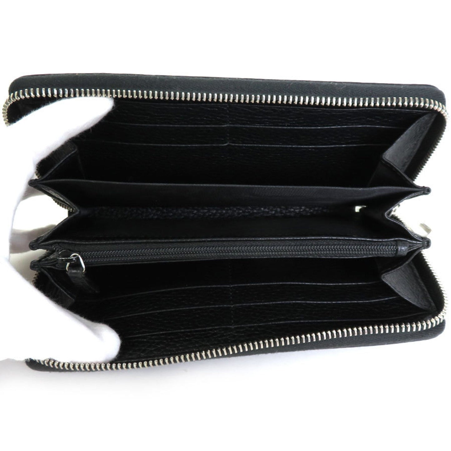 Gucci Black Leather Coin Purse/Coin Case