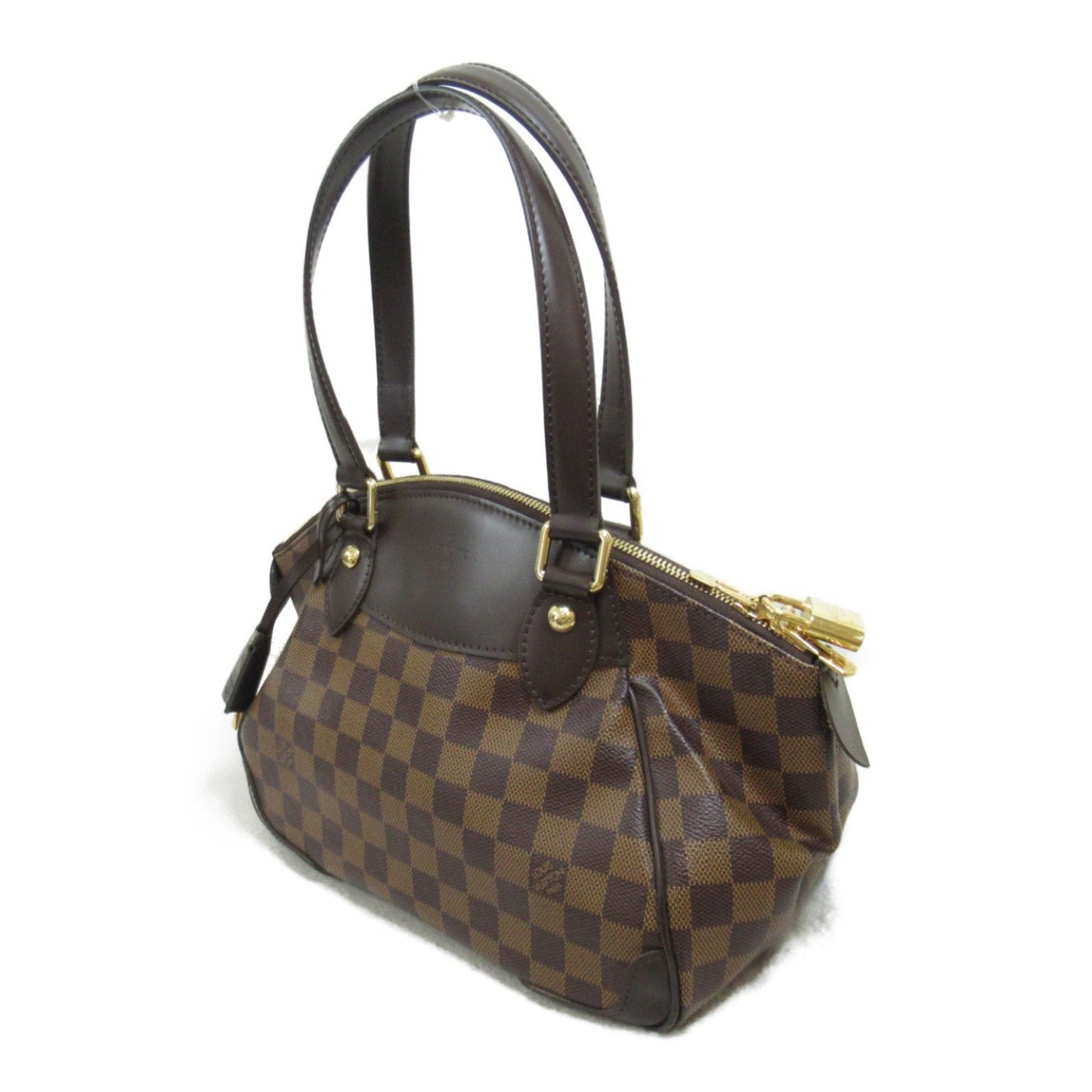 Louis Vuitton Brown Coated Canvas Damier Azur Pvc Shoulder Bag