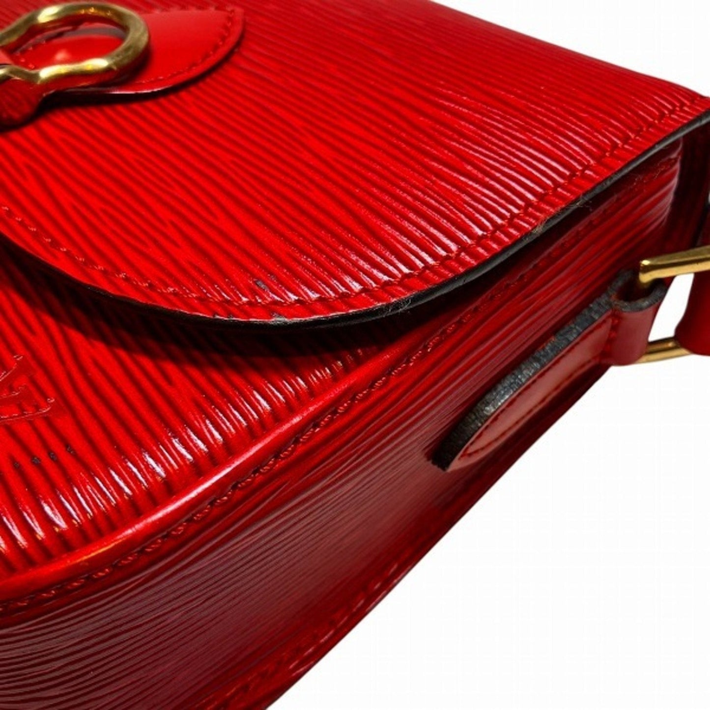 Louis Vuitton Castilian Red Leather Shoulder Bag