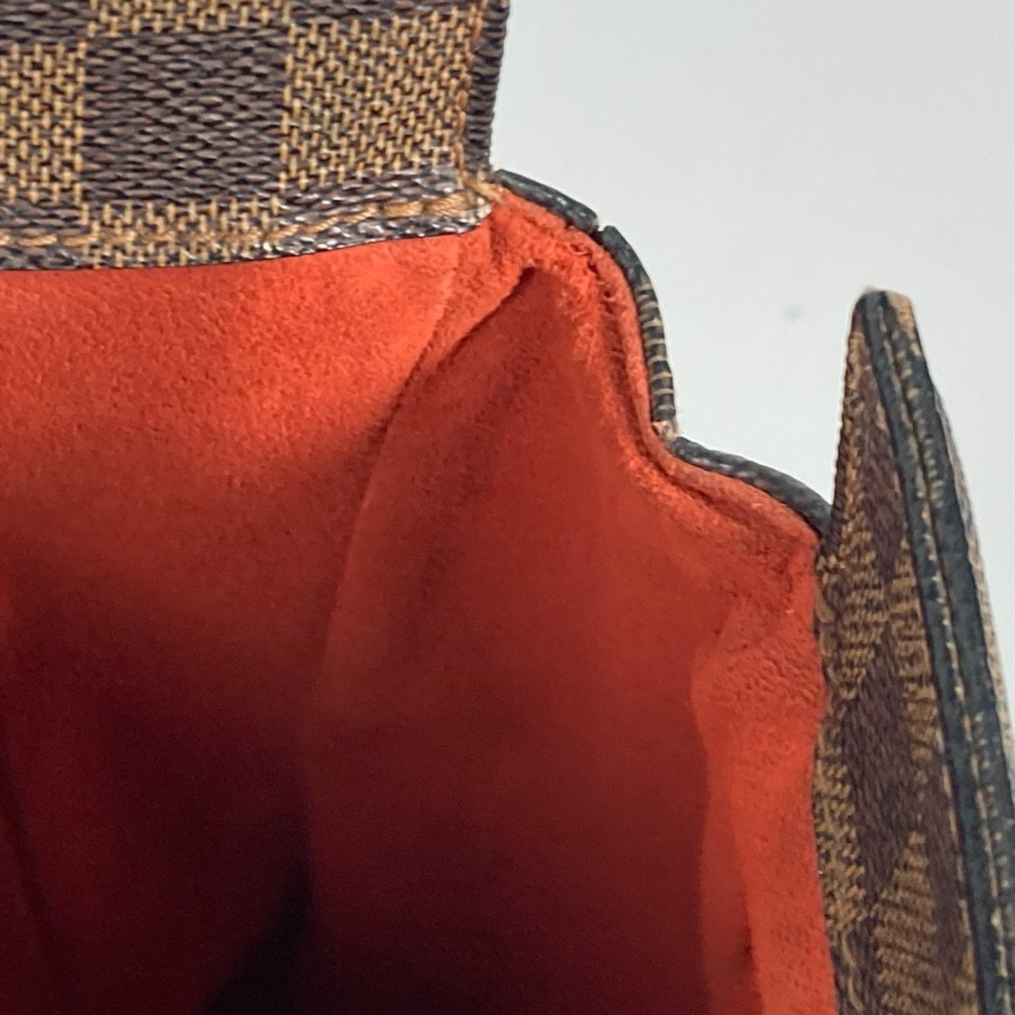 Louis Vuitton Brown Damier Canvas Shoulder Bag Tote Bag