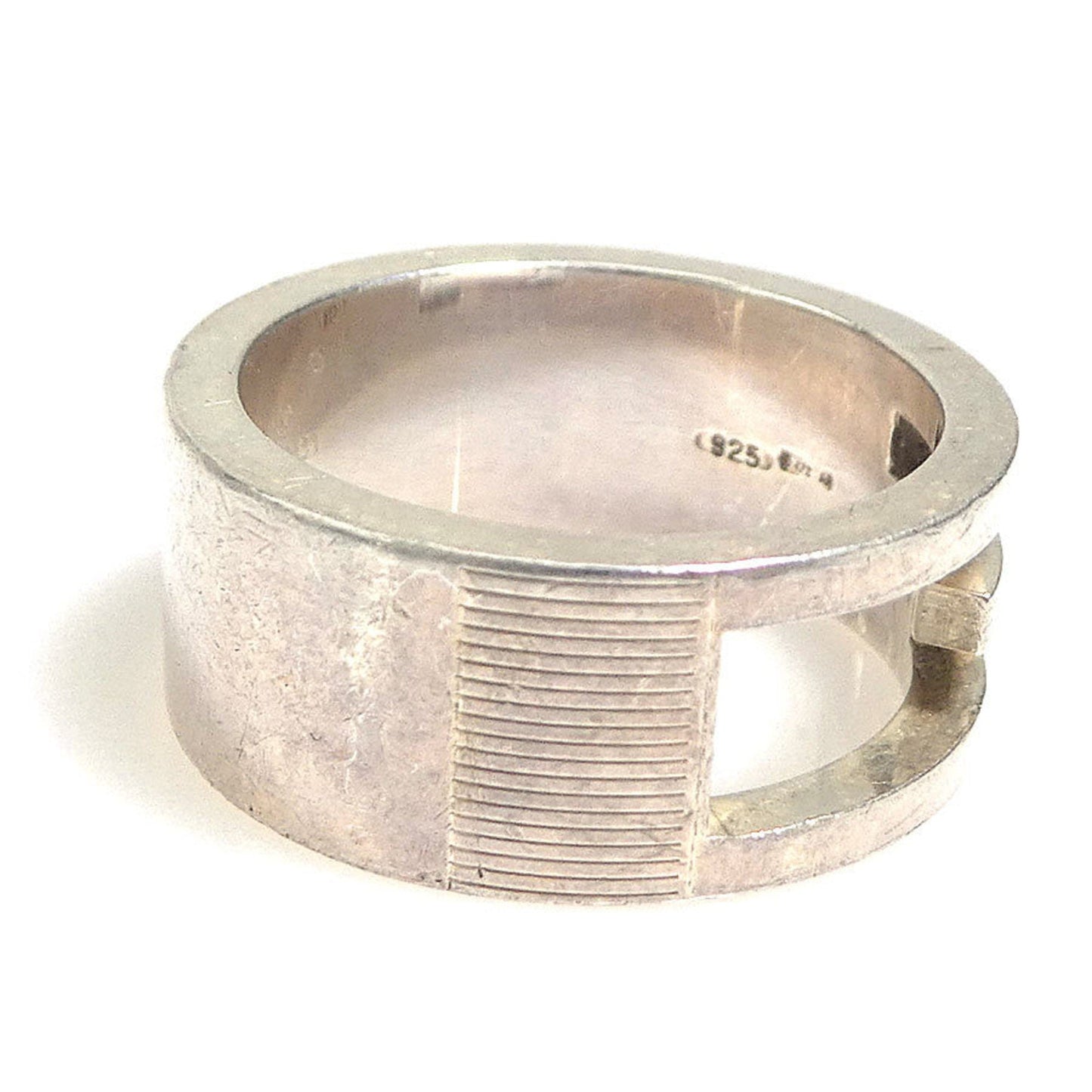 Gucci Silver Silver 925 Band Ring