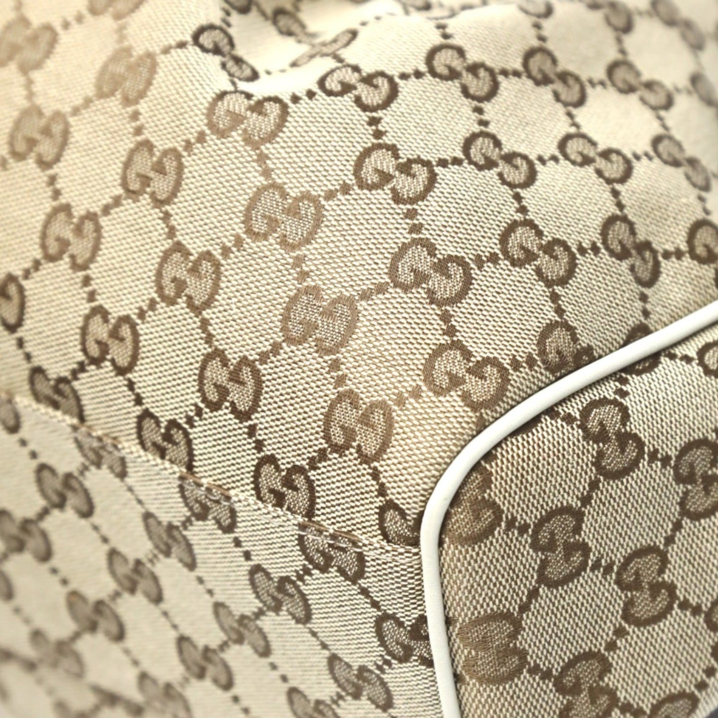 Gucci Brown Gg Canvas Handbag
