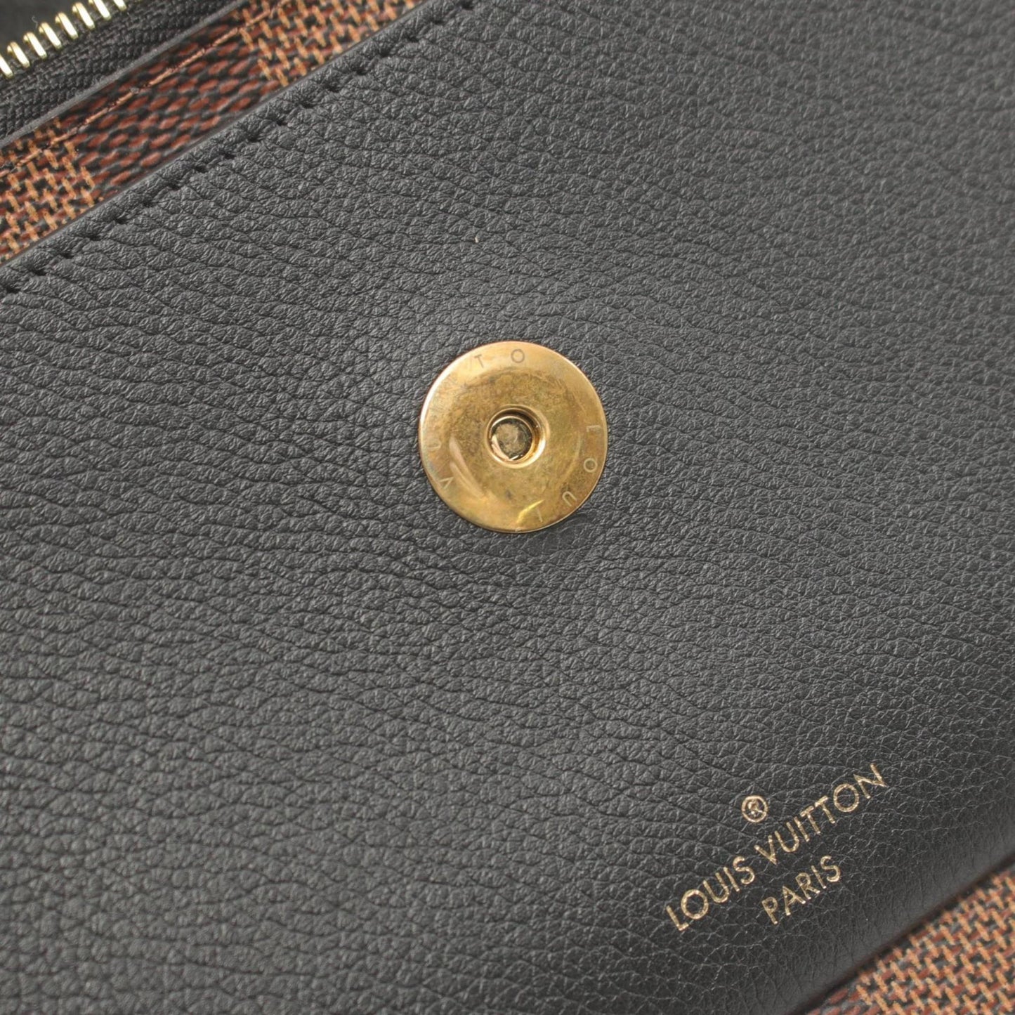 Louis Vuitton Brown Coated Canvas Shoulder Bag