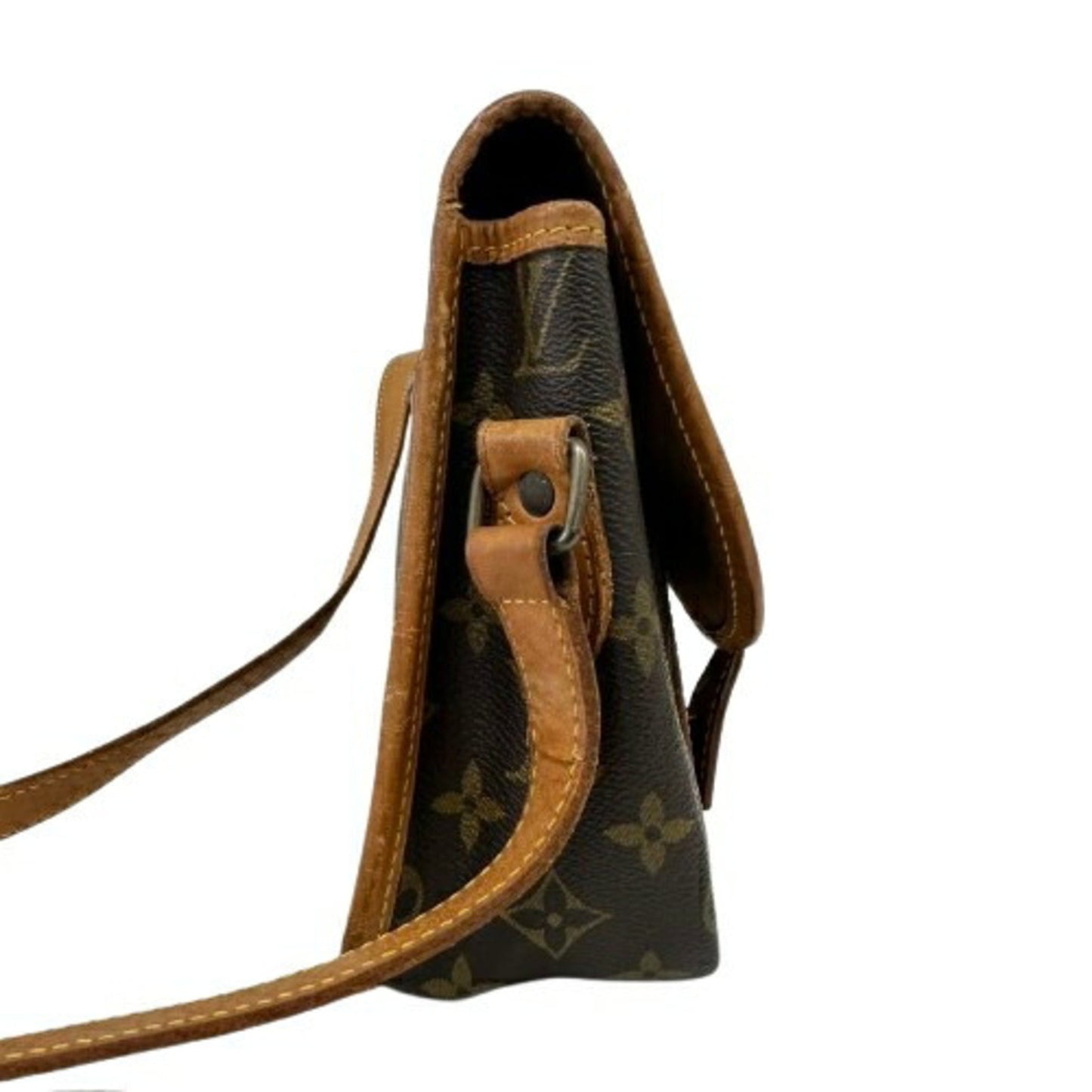 Louis Vuitton Monogram Brown Coated Canvas Shoulder Bag