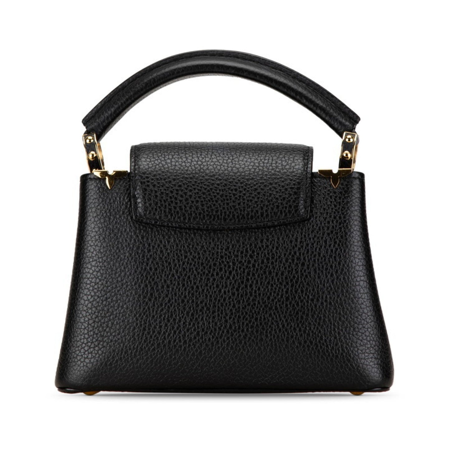 Louis Vuitton Black Noir Leather Handbag Shoulder Bag