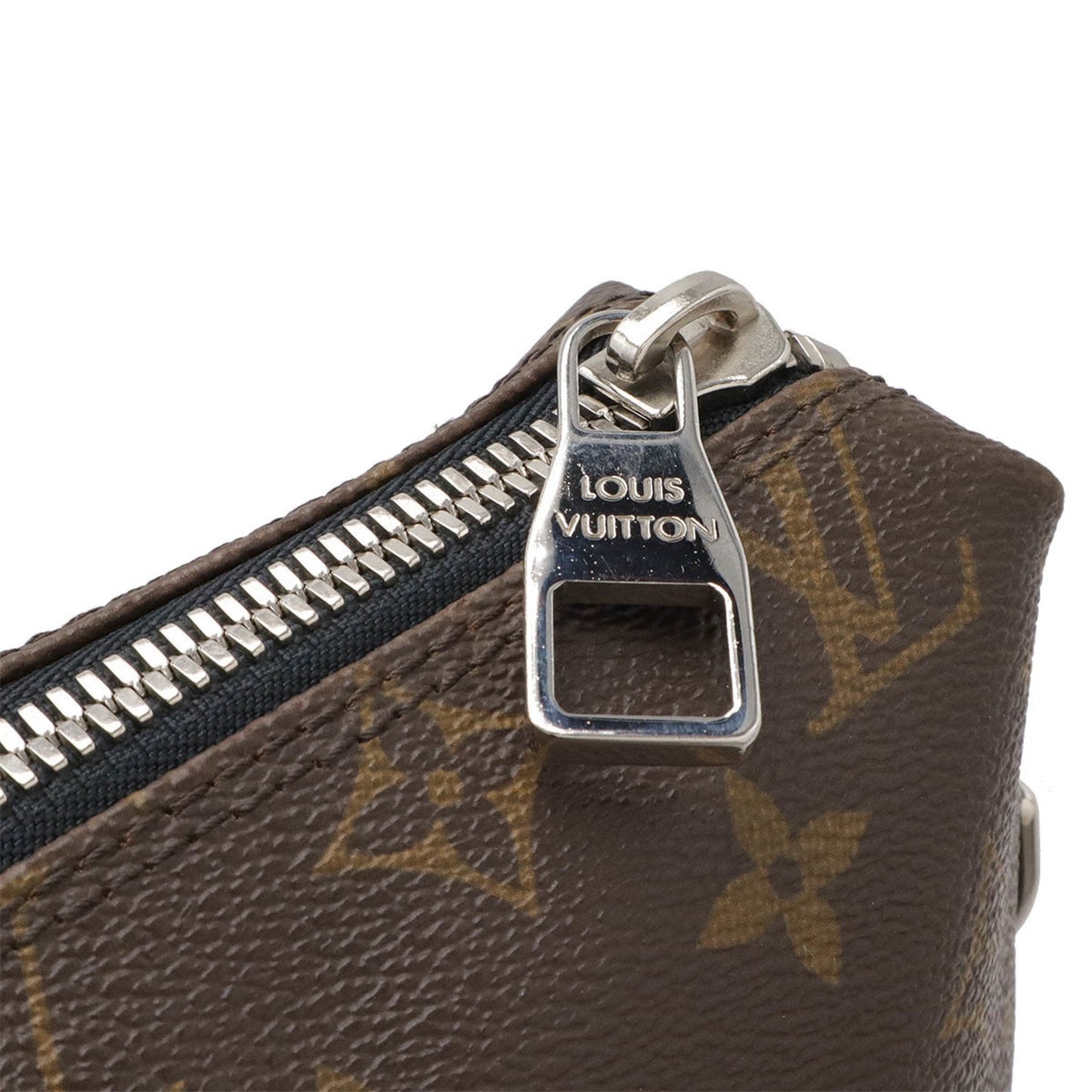 Louis Vuitton Black Brown Monogram Monogram Leather Shoulder Bag Tote Bag
