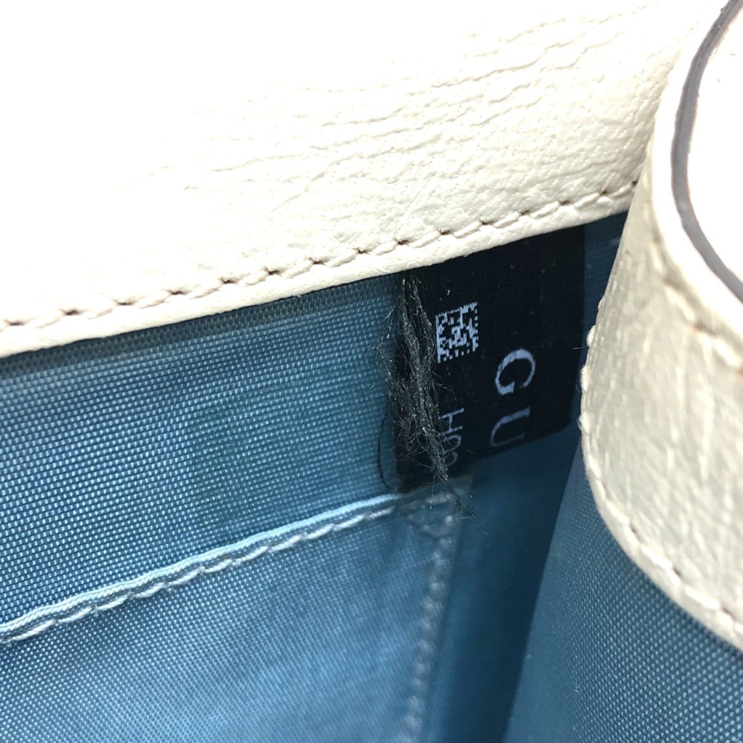 Gucci White Leather Shoulder Bag