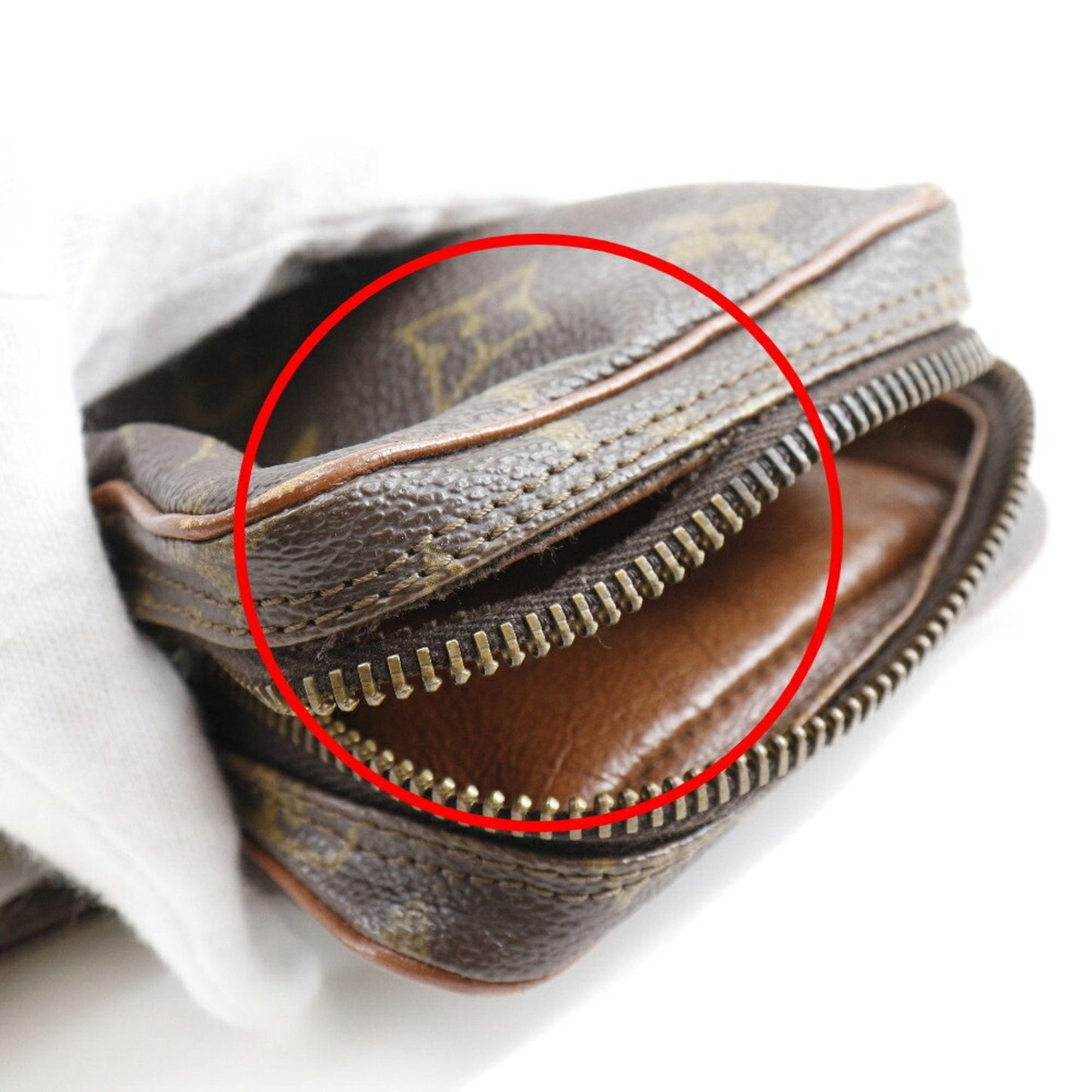 Louis Vuitton Brown Monogram Canvas Shoulder Bag