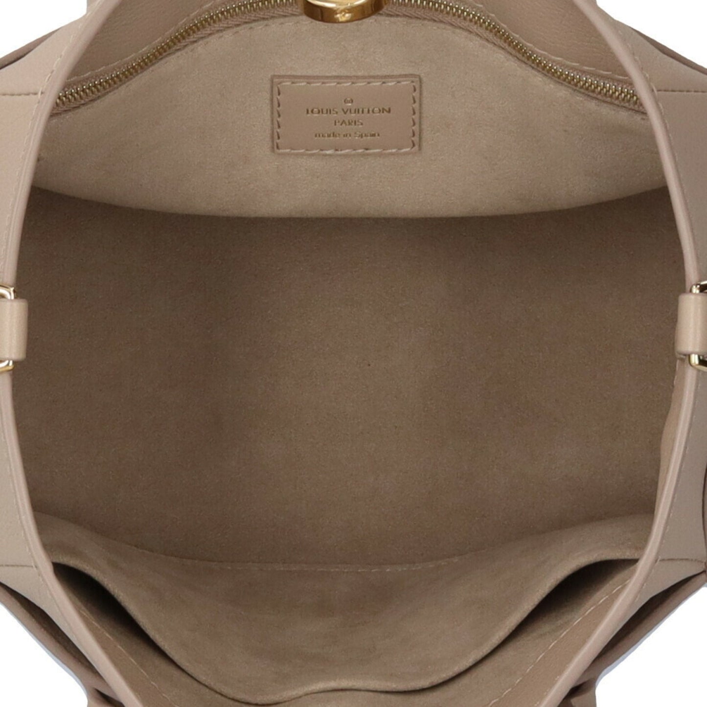 Louis Vuitton Beige Galle Leather Mahina Leather Shoulder Bag