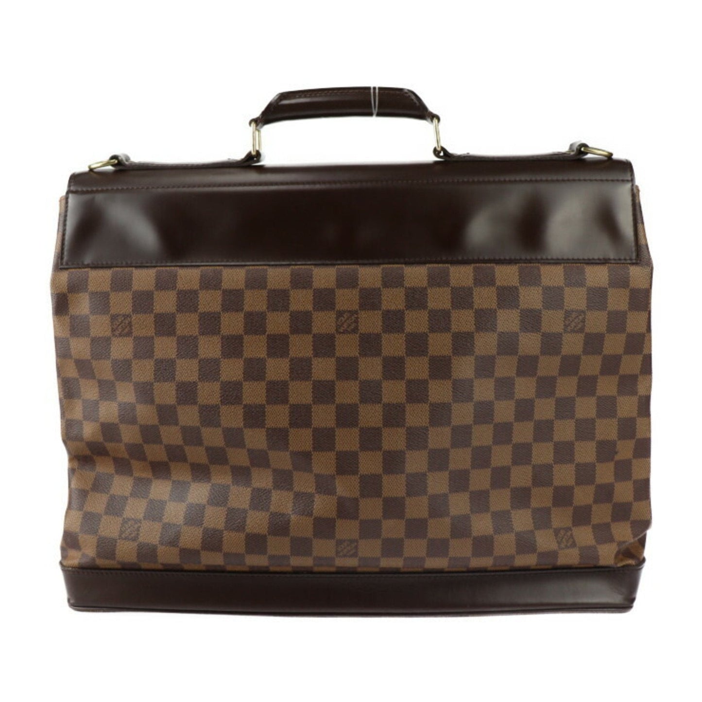 Louis Vuitton Anthracite Brown Ebene Damier Canvas Boston Bag Handbag Shoulder Bag Tote Bag