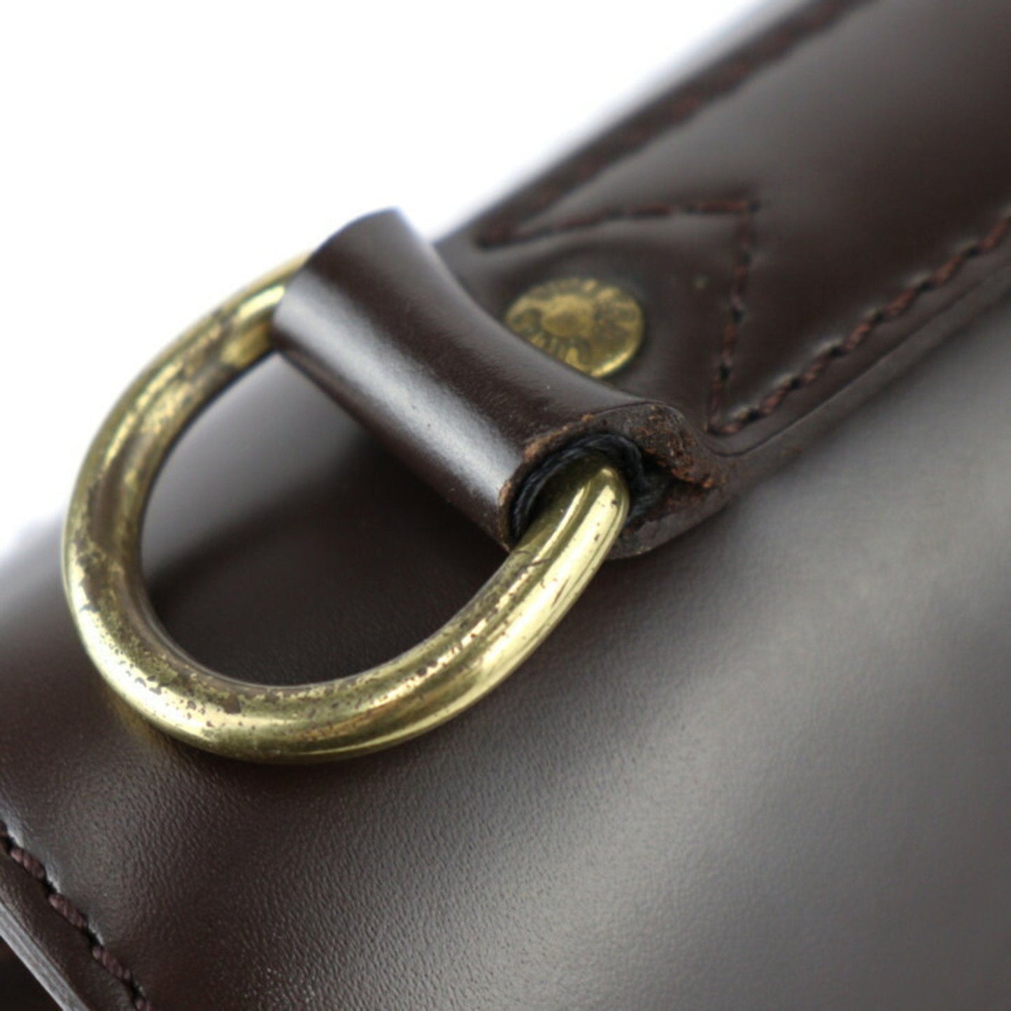 Louis Vuitton Anthracite Brown Ebene Damier Canvas Boston Bag Handbag Shoulder Bag Tote Bag