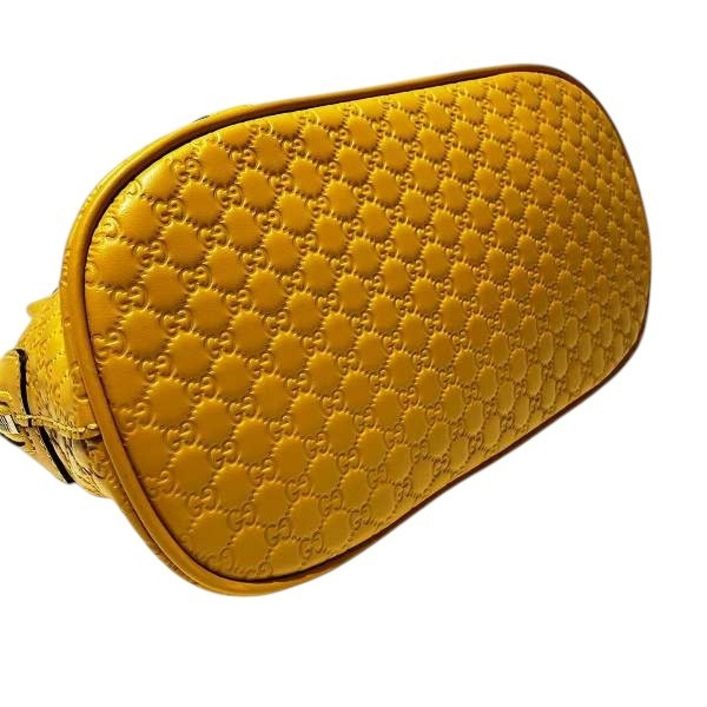 Gucci Yellow Leather Handbag Shoulder Bag