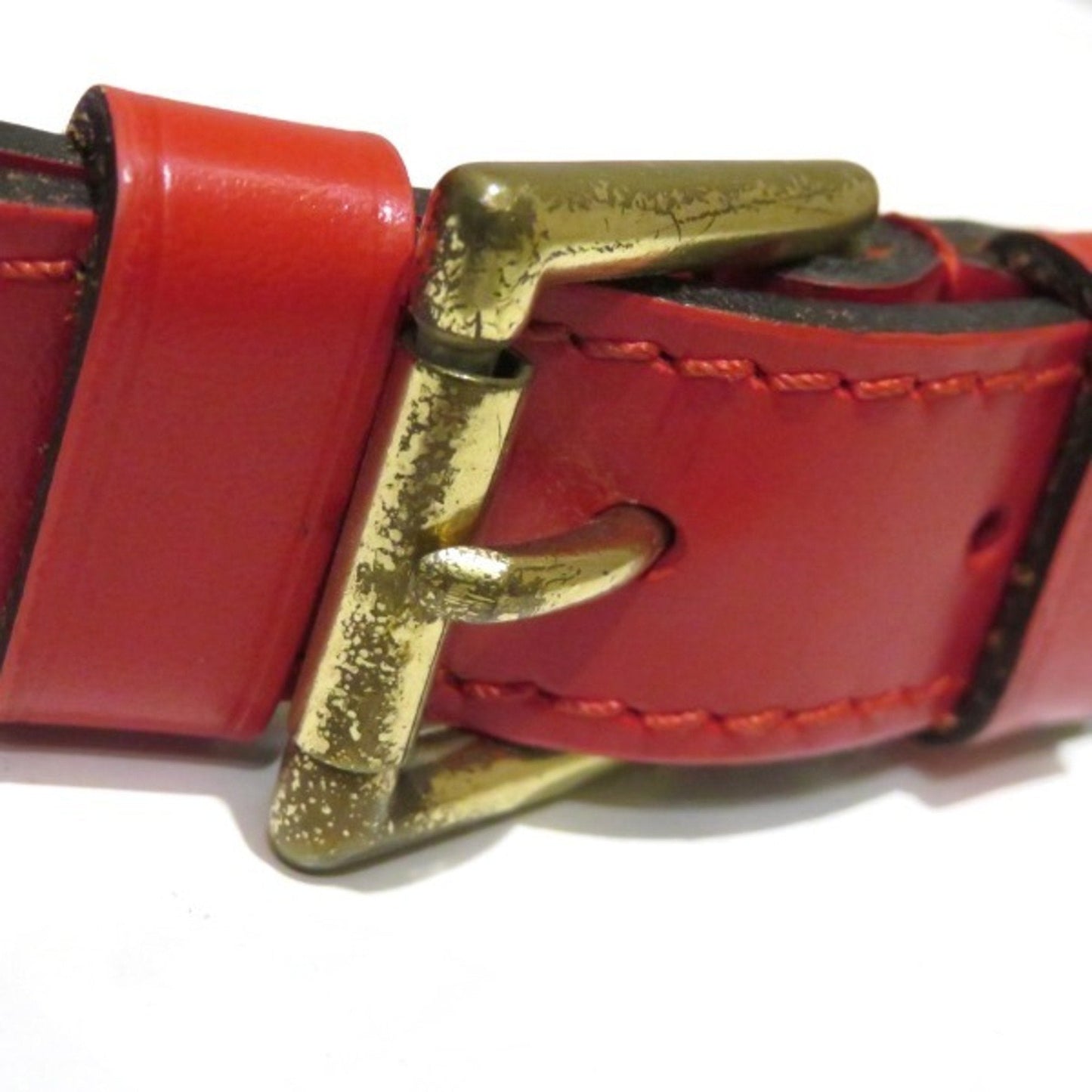 Louis Vuitton Castilian Red Leather Shoulder Bag