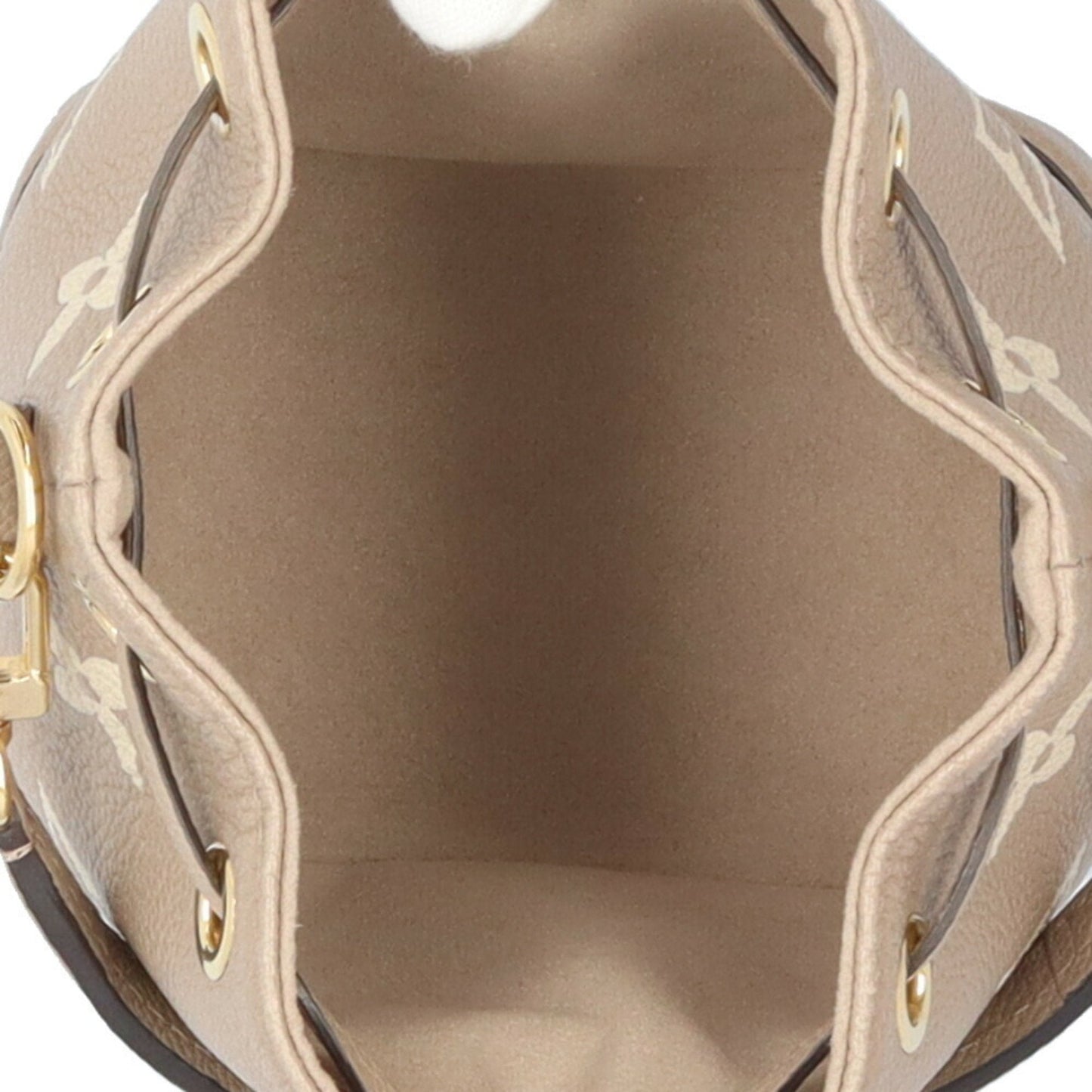 Louis Vuitton Empreinte Beige Leather Shoulder Bag