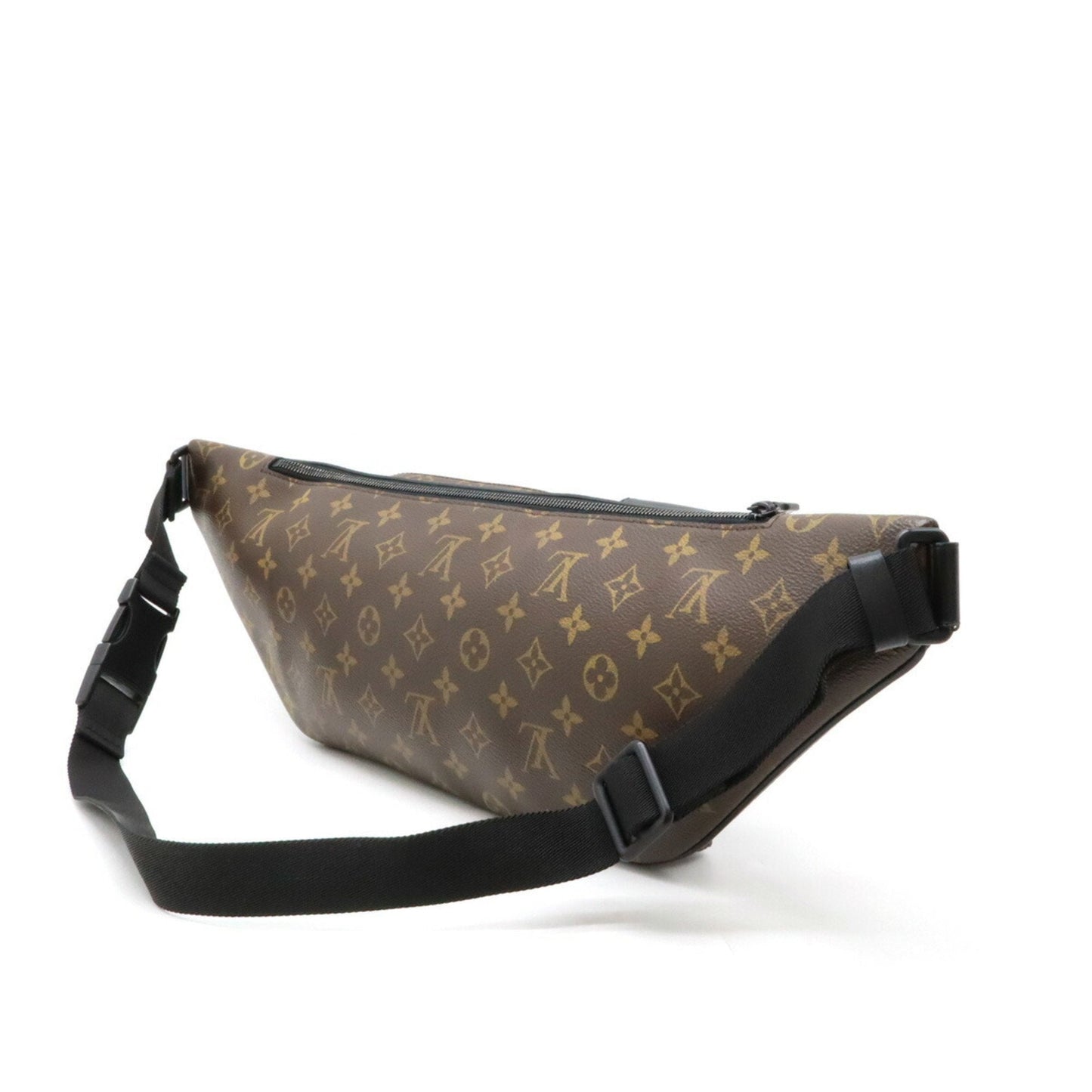 Louis Vuitton Monogram Black Brown Monogram Leather Fanny Pack Shoulder Bag