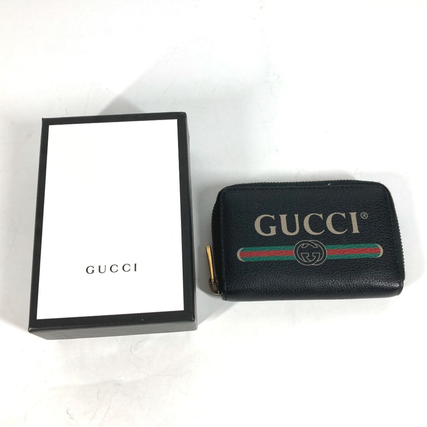 Gucci Black Leather Coin Purse/Coin Case