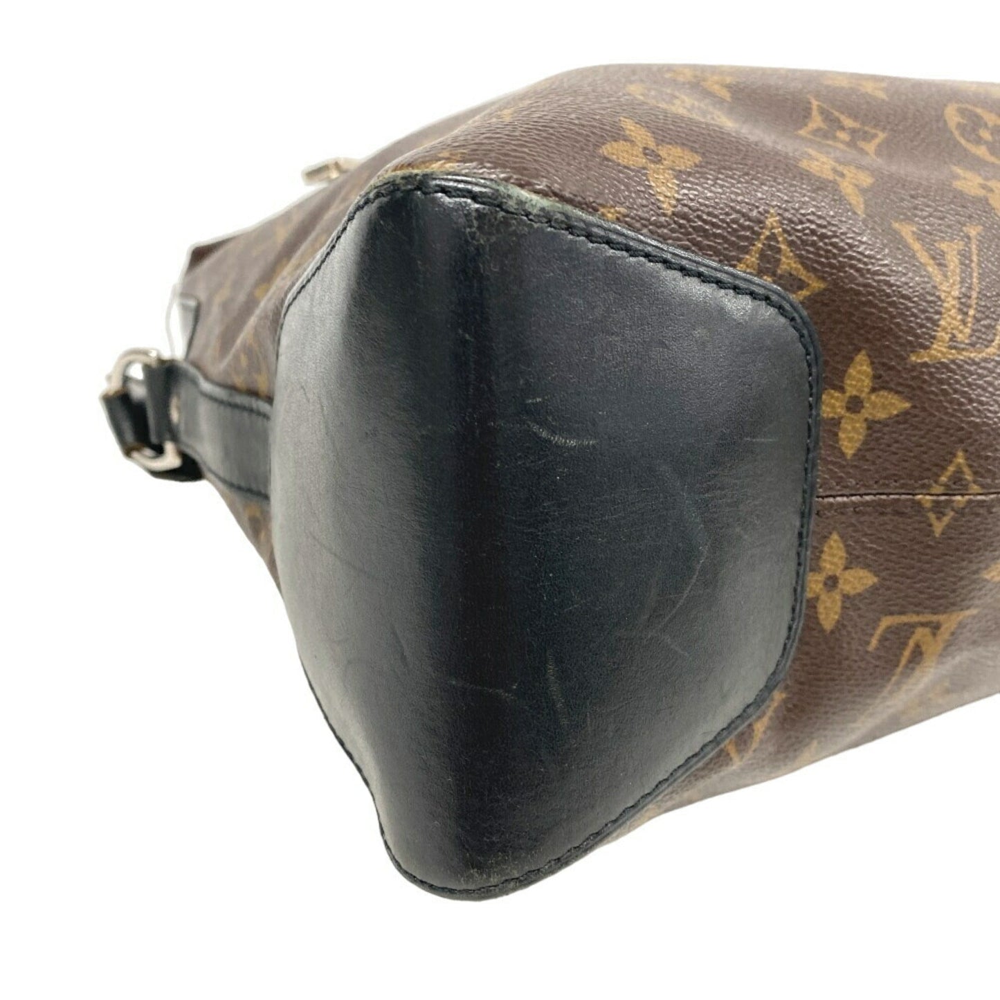 Louis Vuitton Monogram Macassar Brown Leather Shoulder Bag