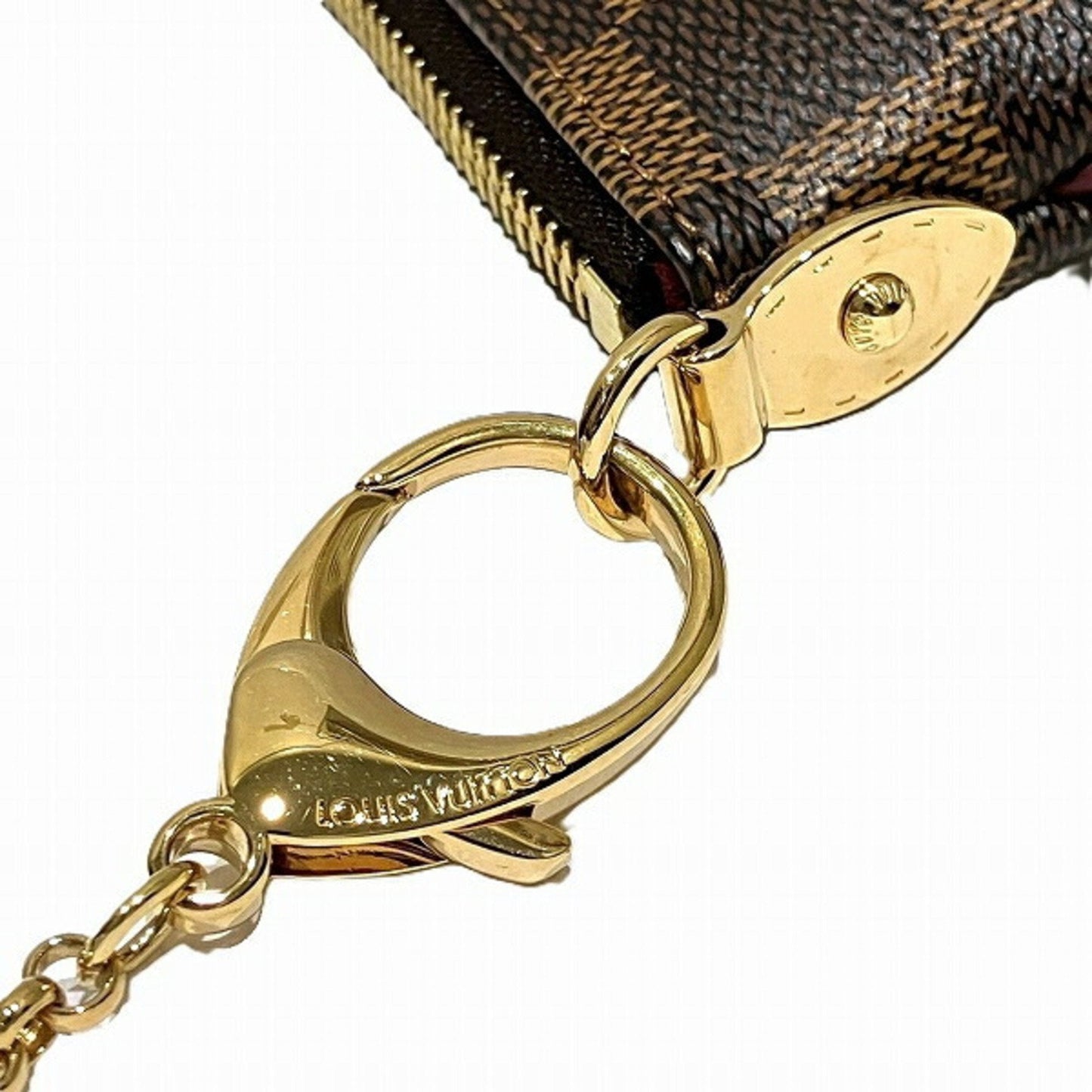 Louis Vuitton Damier Brown Damier Canvas Pochette Shoulder Bag