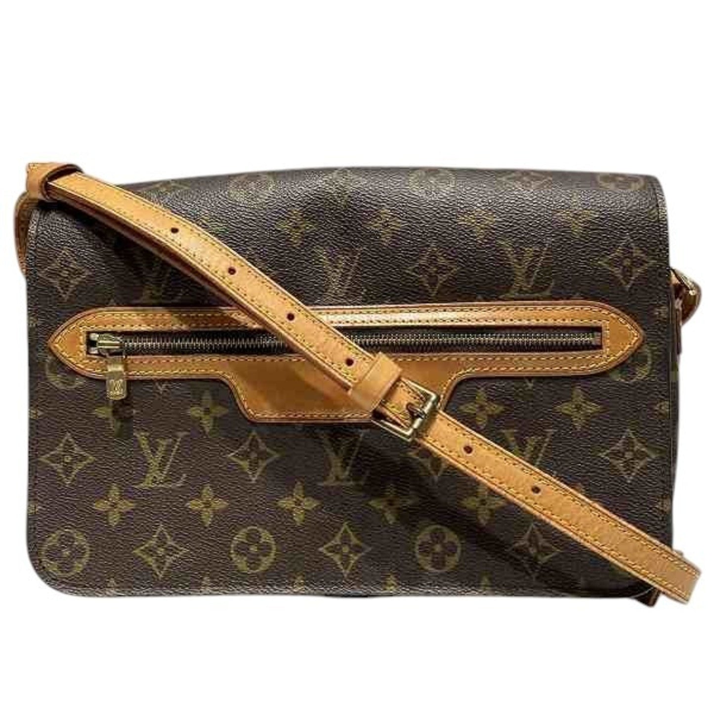 Louis Vuitton Brown Shoulder Bag ()