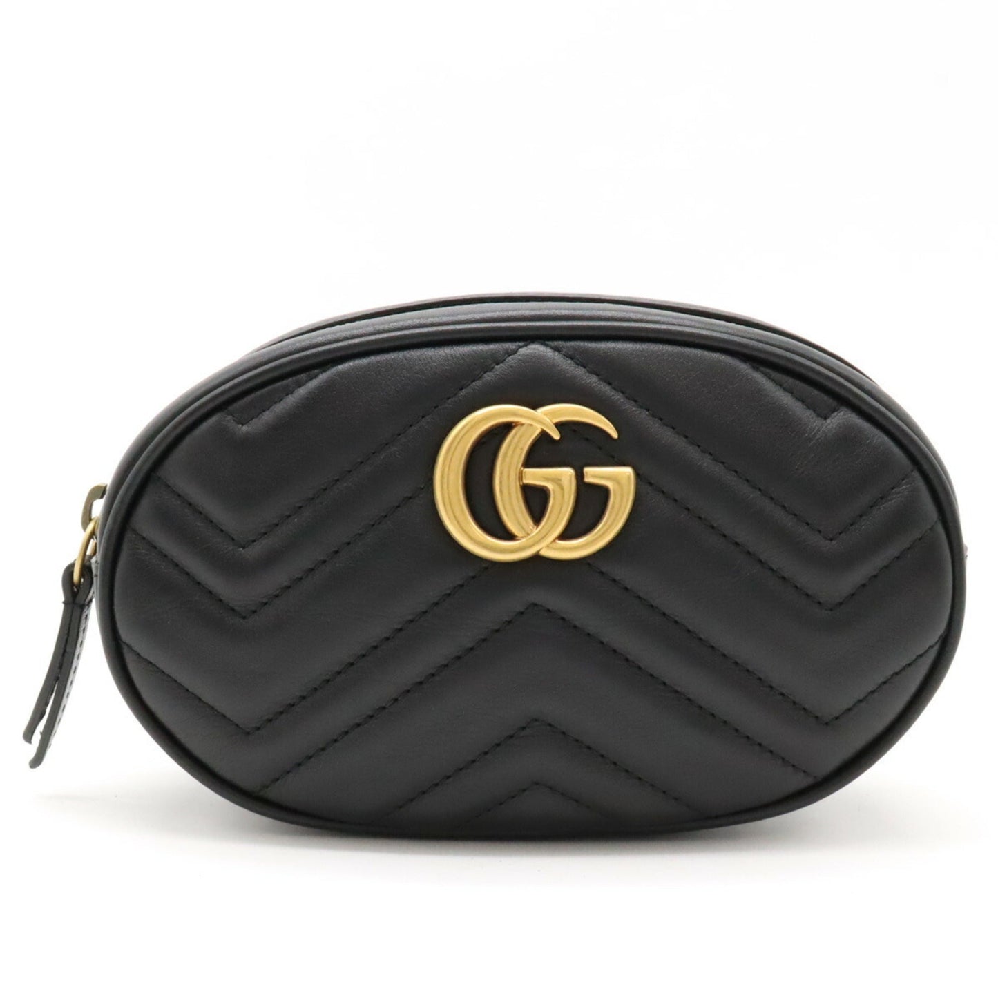 Gucci Gg Marmont Black Leather Sling Bag ()