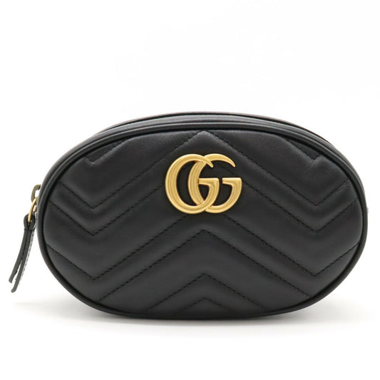 Gucci Gg Marmont Black Leather Sling Bag ()