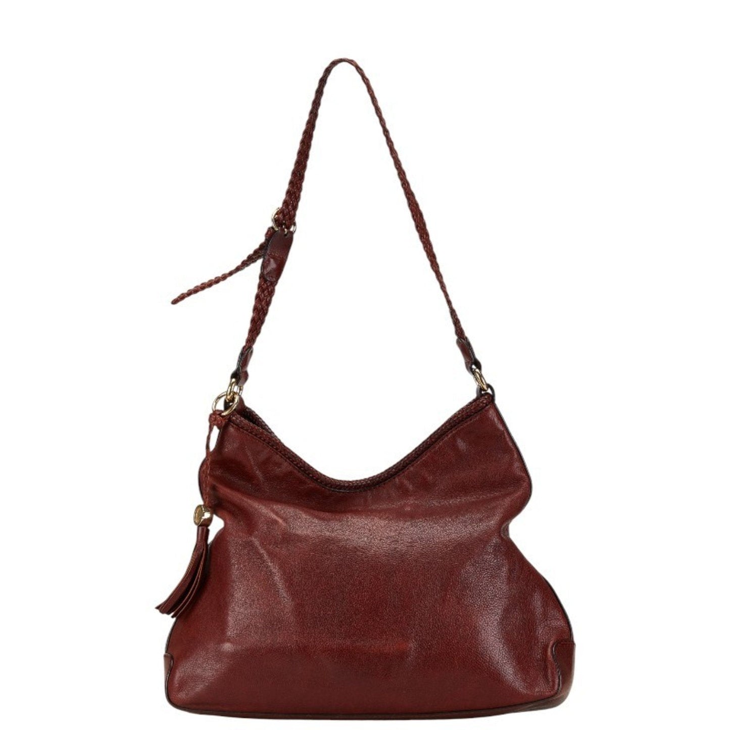 Gucci Brown Leather Shoulder Bag ()