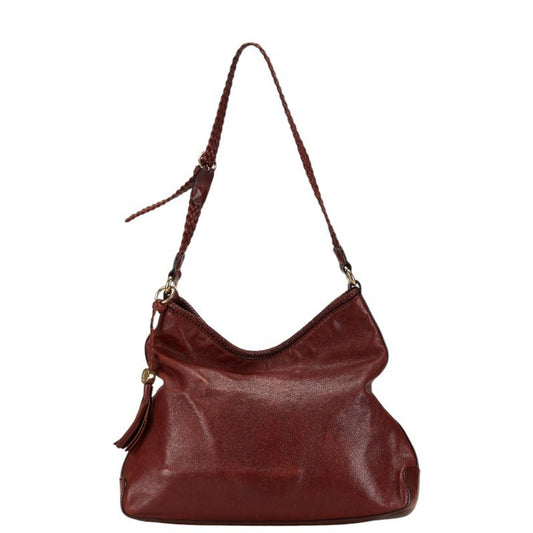 Gucci Brown Leather Shoulder Bag ()