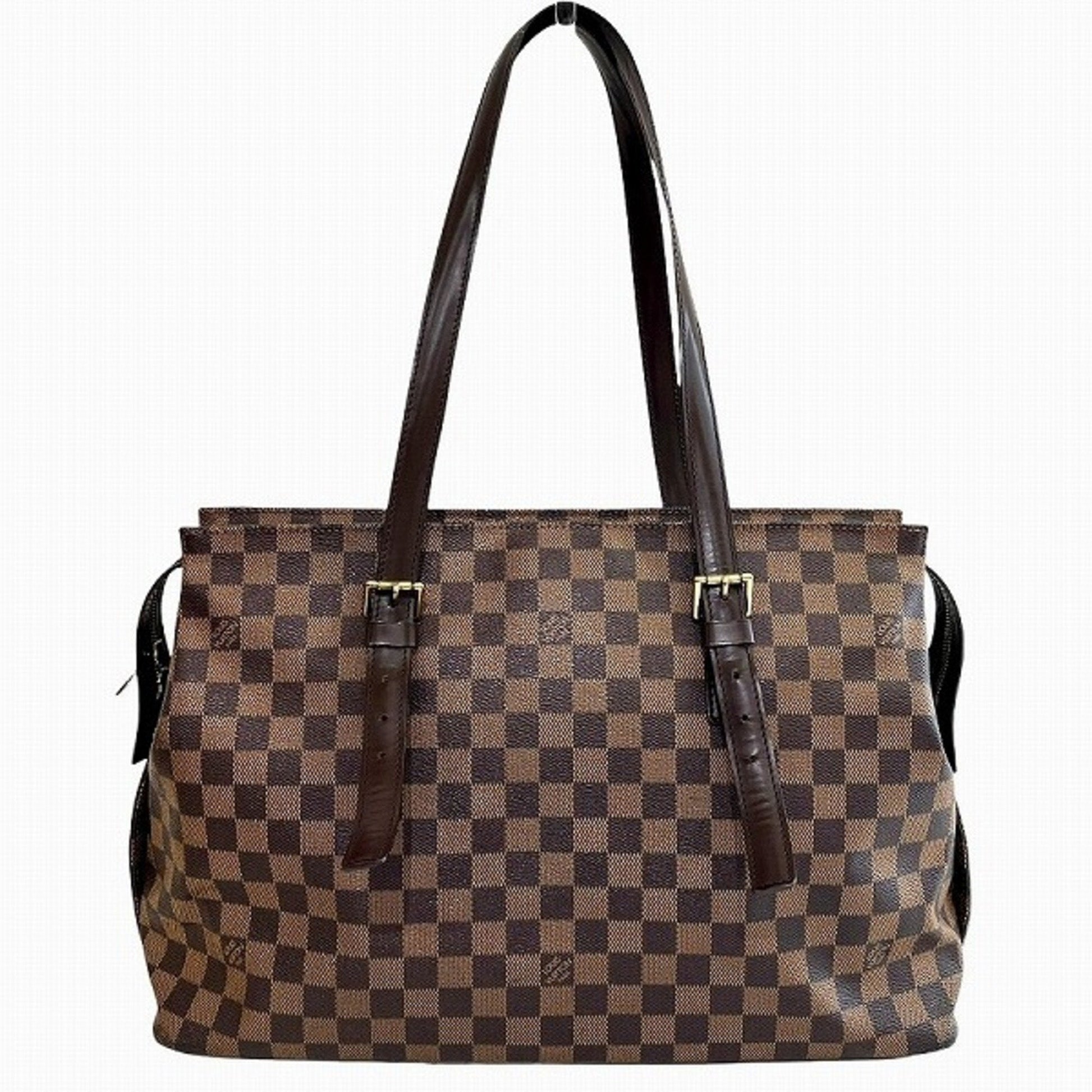Louis Vuitton Brown Shoulder Bag Tote Bag ()