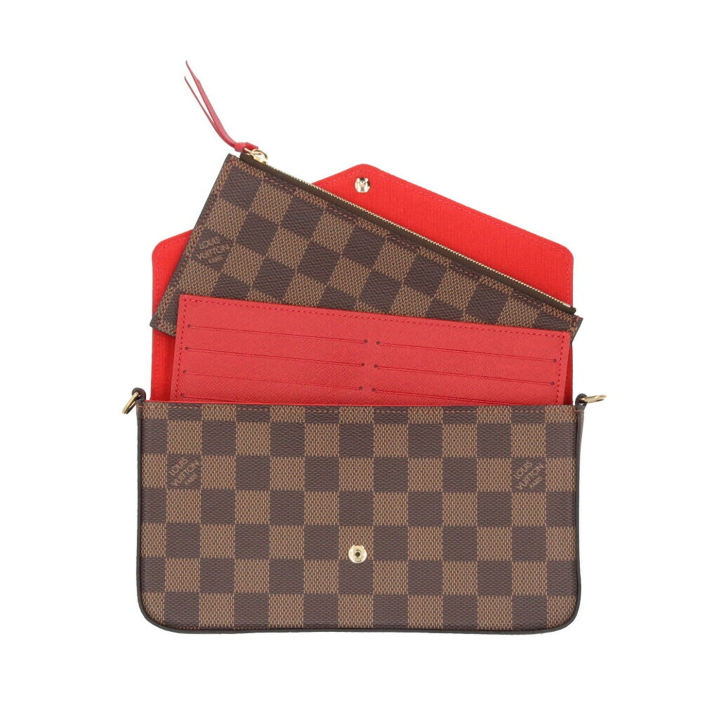 Louis Vuitton Brown Damier Canvas Pochette Shoulder Bag