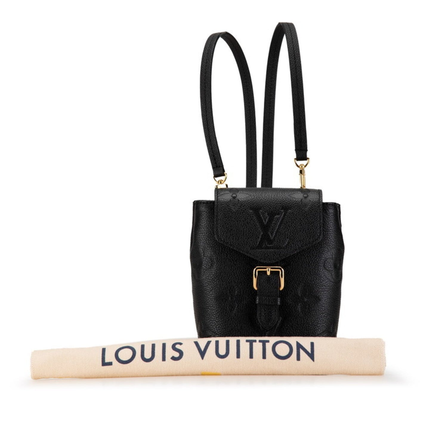 Louis Vuitton Black Noir Monogram Empreinte Backpack