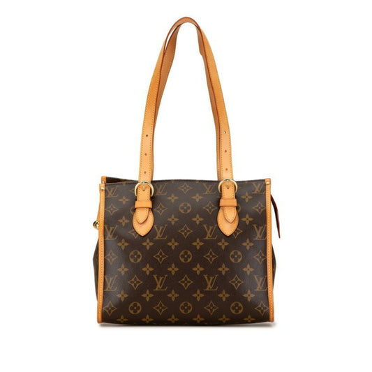 Louis Vuitton 2006 Fall Winter Collection Brown Pvc Leather Shoulder Bag Tote Bag ()
