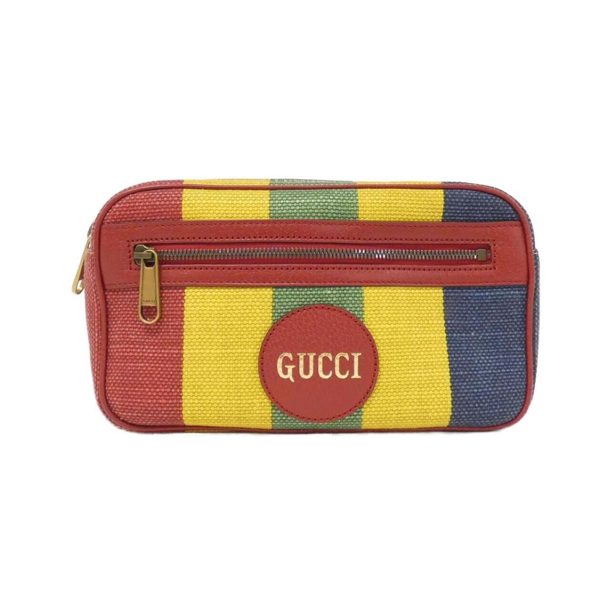 Gucci Multi-Color Canvas Leather Fanny Pack ()