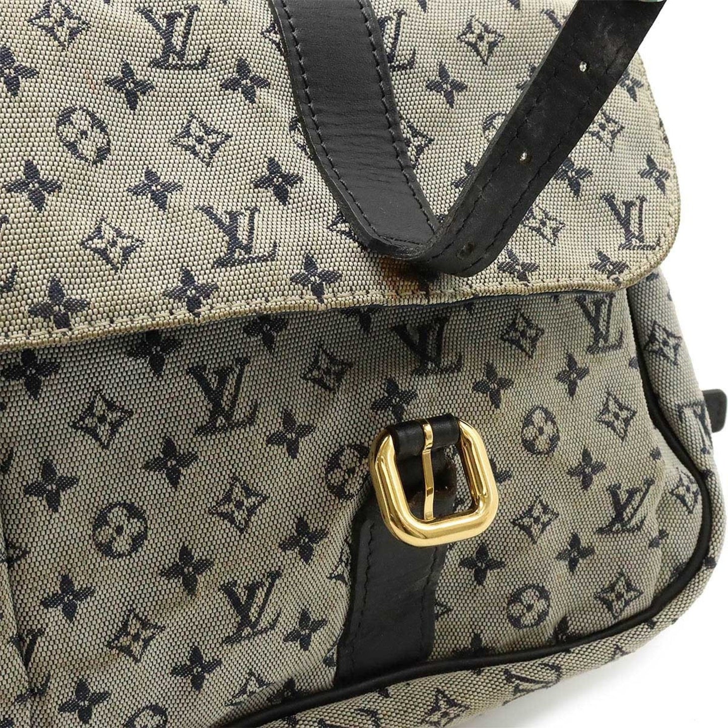 Louis Vuitton Blue Monogram Canvas Shoulder Bag