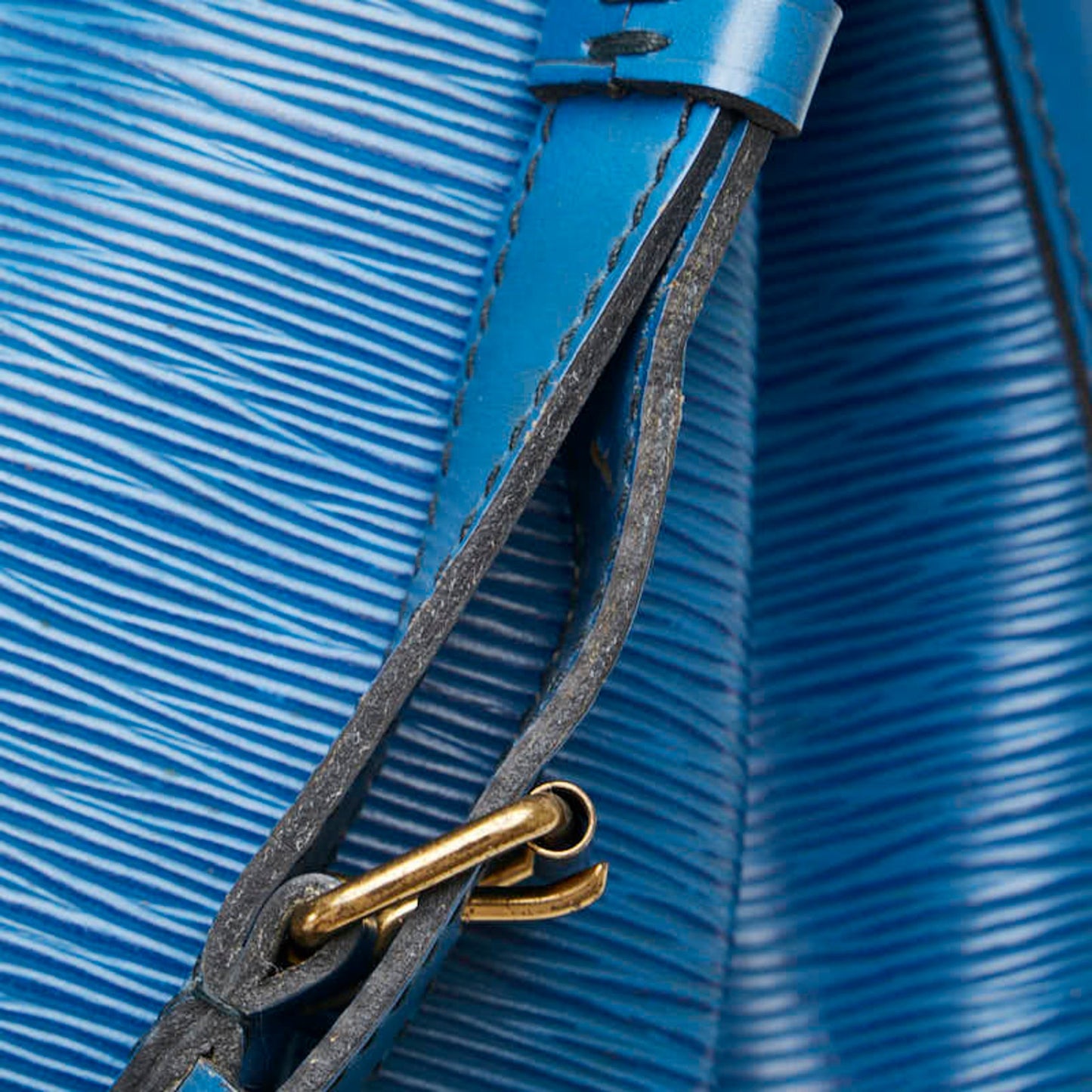 Louis Vuitton Toledo Blue Leather Shoulder Bag