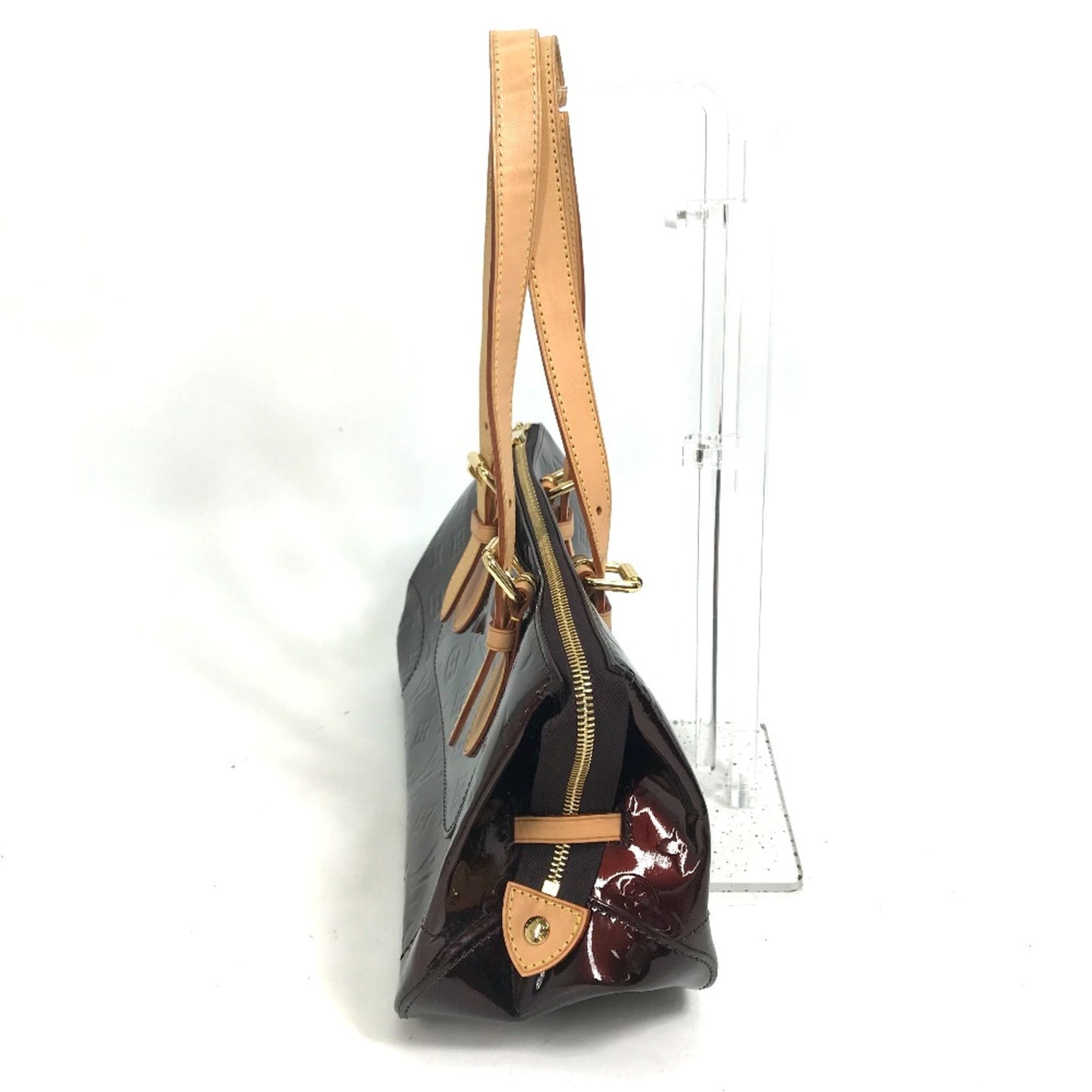 Louis Vuitton Red Leather Shoulder Bag